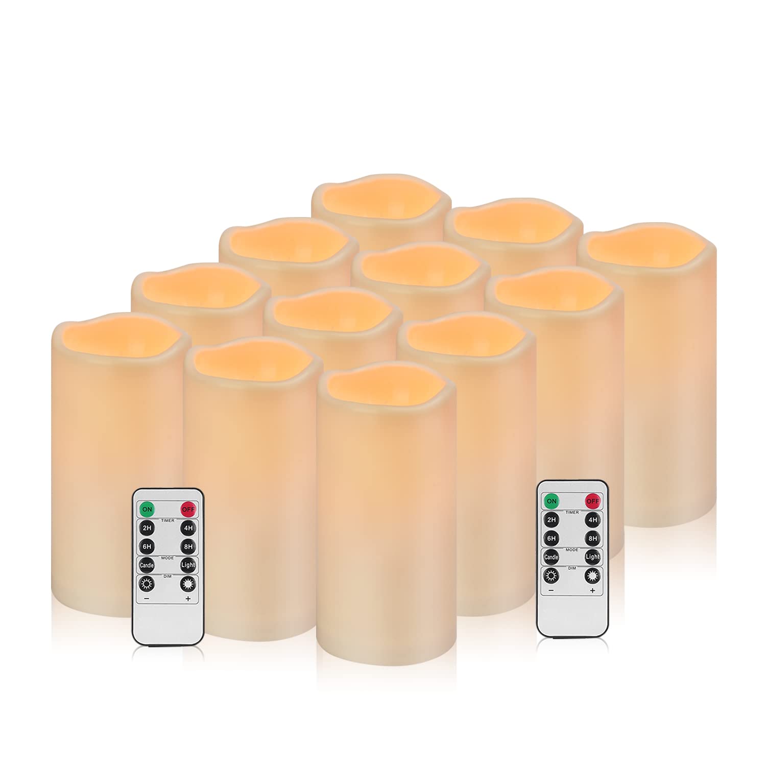 12 Pack Flameless LED Candles - 3.0