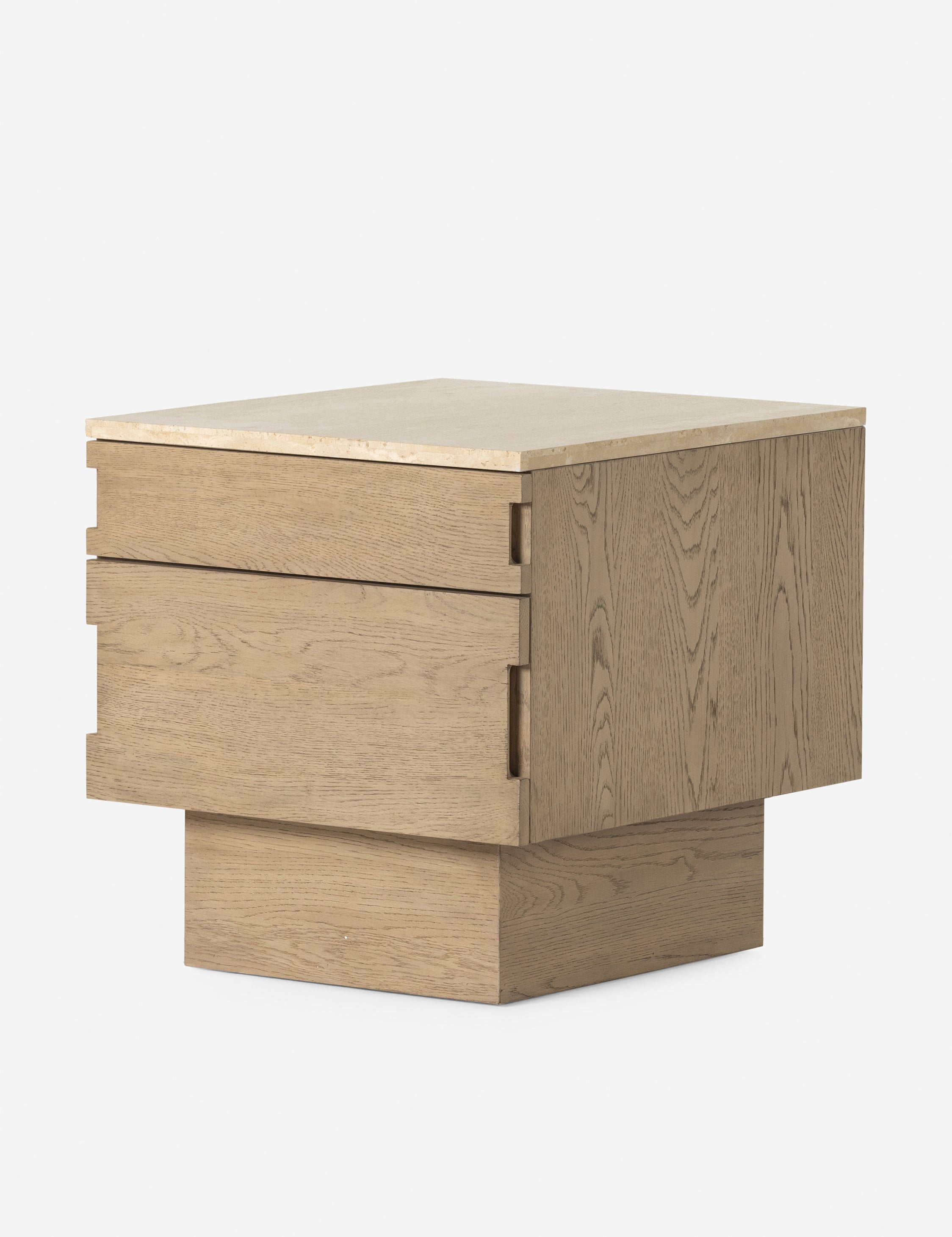 Modern Wooden Nightstand with 2 Drawers - Stylish Bedside Table for Bedroom, Living Room & Guest Room - Perfect for Storage & Organization