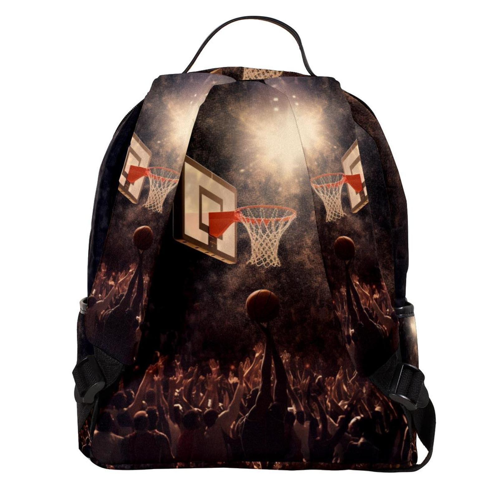 Premium Travel Backpack for Men & Women - Durable Basketball Backpack with Hoop - Perfect for Gym, Sports, School & Outdoor Adventures