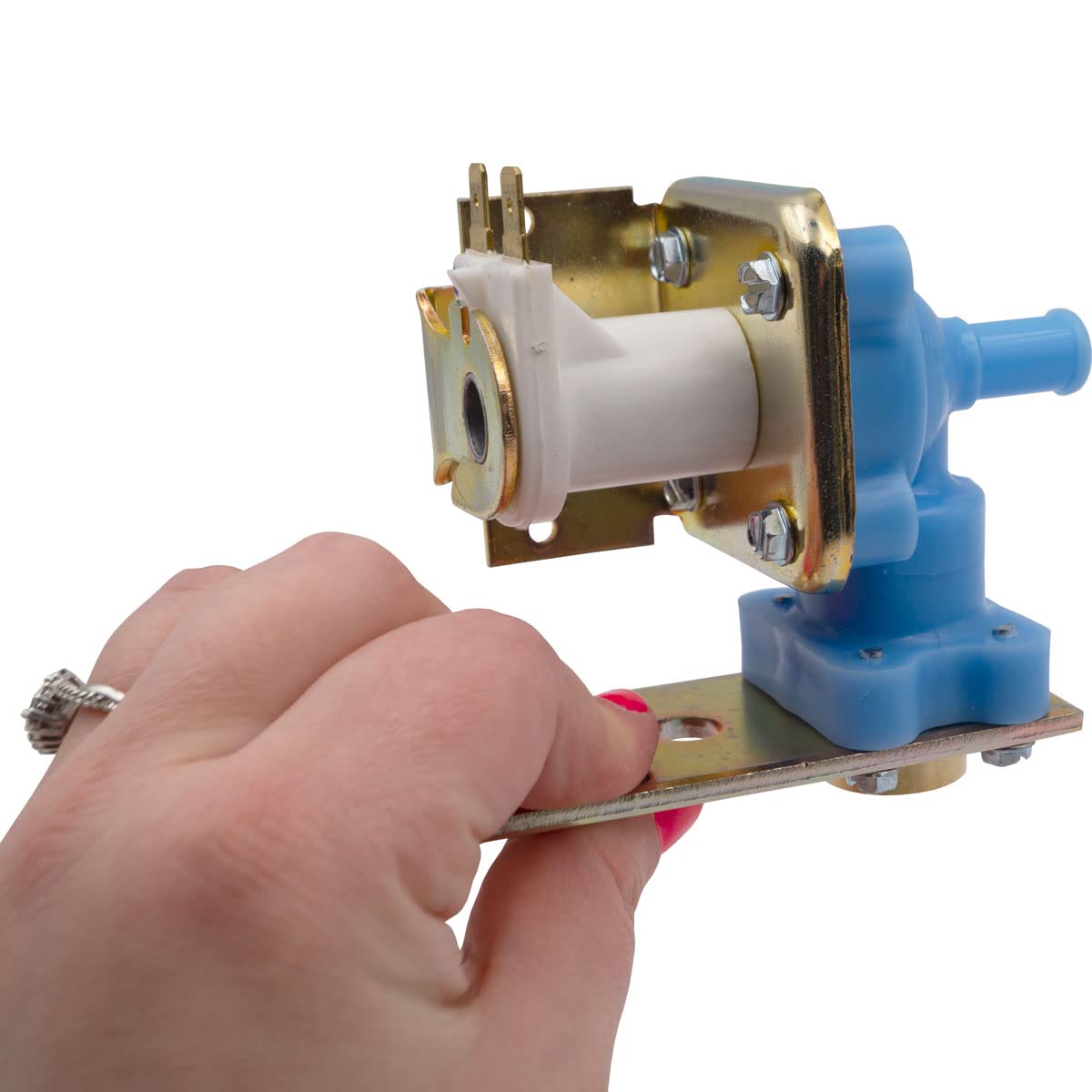 Original OEM 12-3124-02 Ice Maker Water Inlet Valve Replacement Part - Compatible with Refrigerators & Freezers for Home, Office, and Commercial Use