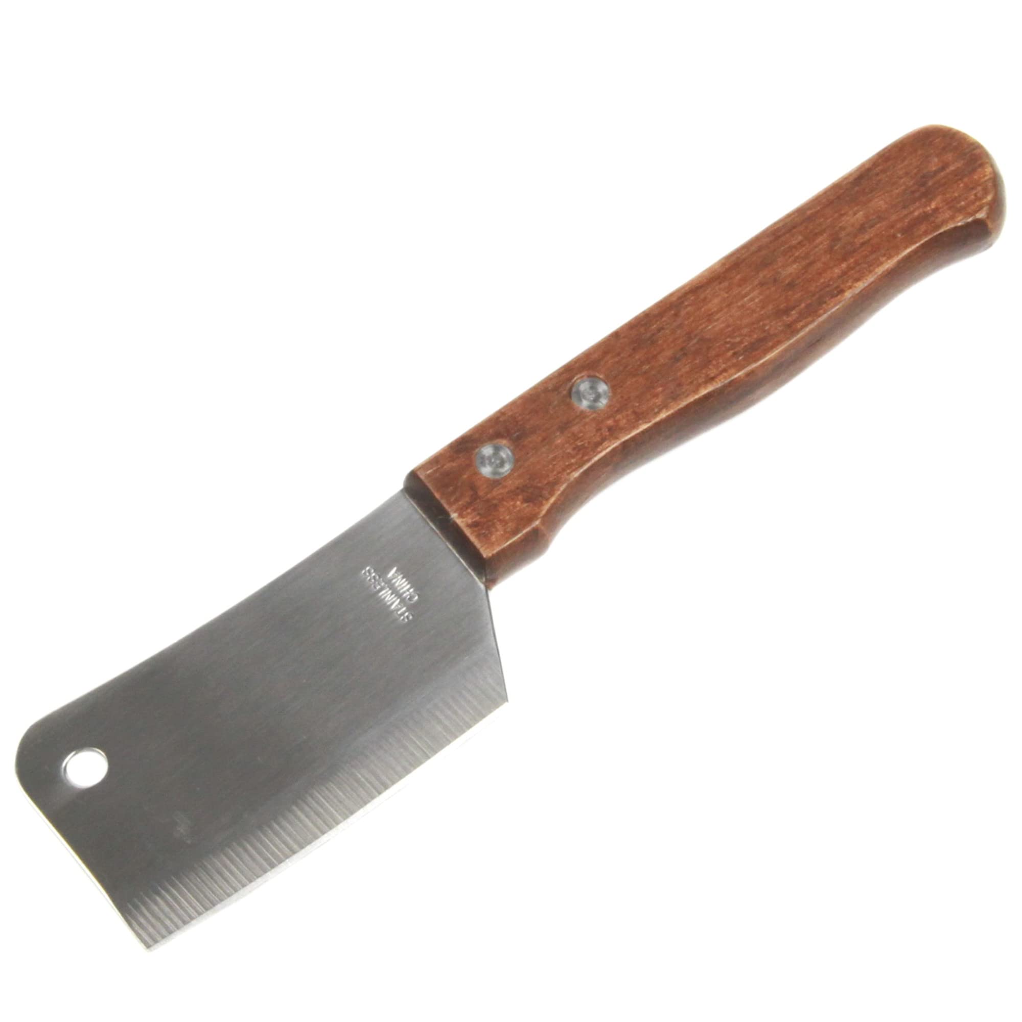 Chef Craft Select 3-Inch Stainless Steel Chopping Knife with Wood Handle - 7-Inch Total Length | Perfect for Sushi, Vegetables & Small Food Prep