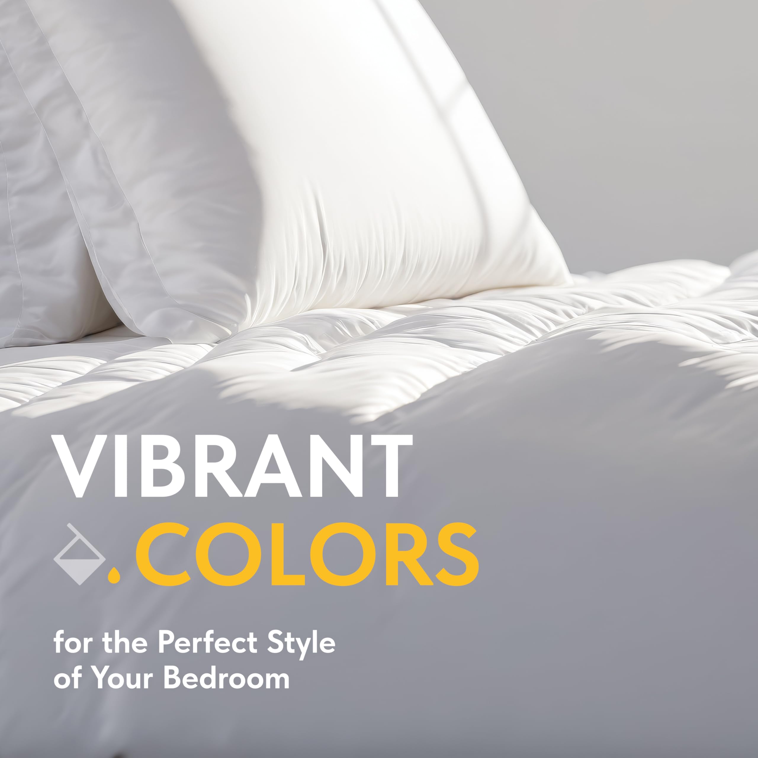 Luxury White Queen Size Microfiber Duvet Cover Set with Zipper Closure - Includes 1 Down Comforter Cover & 2 Pillow Shams (Comforter Not Included) | Perfect for Master Bedroom, Guest Room & Hotel Style Bedding
