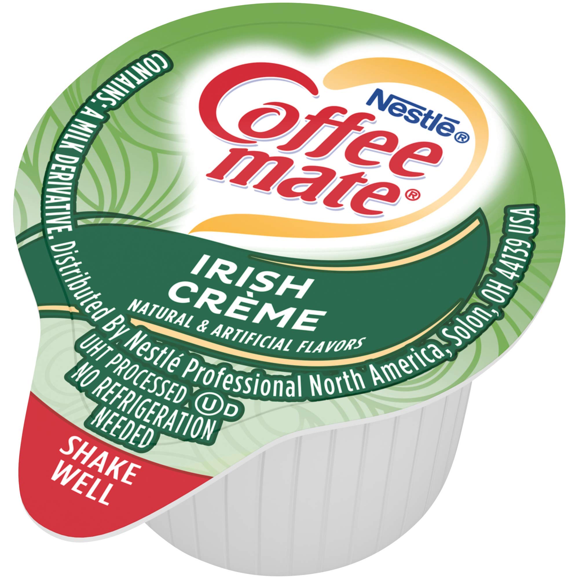 Nestle Coffee mate Liquid Coffee Creamer Singles, Irish Crème Flavor, 50 Count Box (Pack of 2) - Perfect for Office, Travel & Home Coffee Brewing - Includes Free By The Cup Coffee Scoop