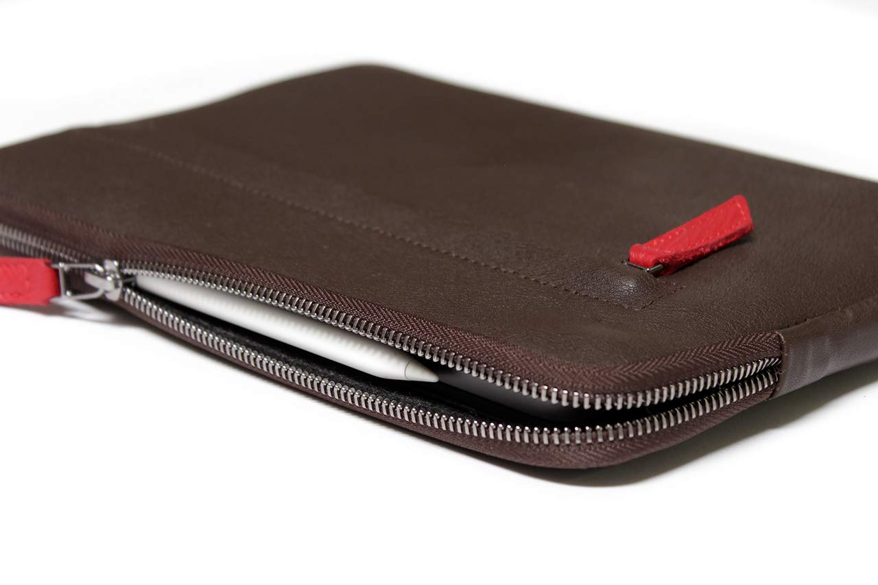 Premium Italian Vegetable-Tanned Leather Sleeve Case for iPad Pro 11