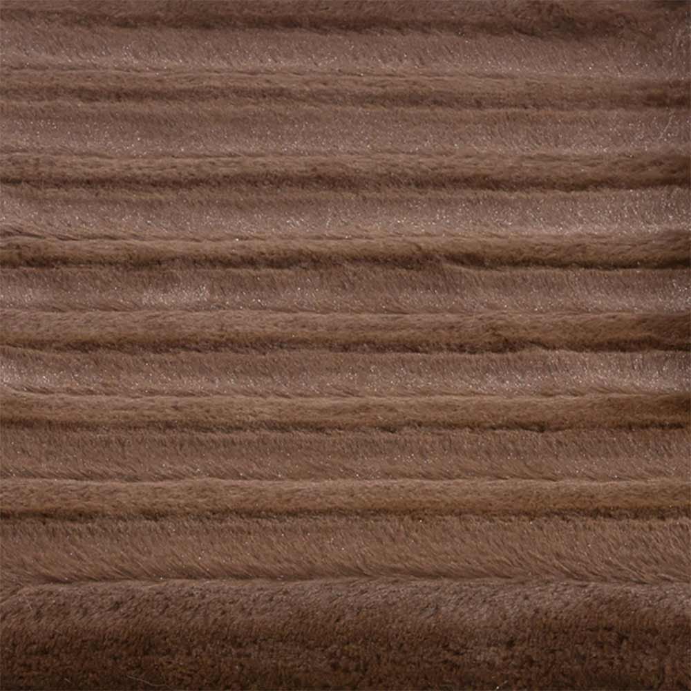 Premium Chocolate Channel Throw Blanket - Soft & Cozy 45