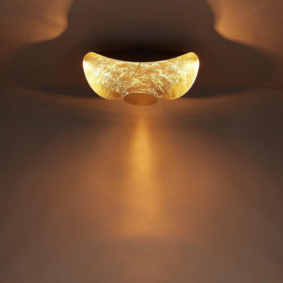 Modern Giorgio Ceiling Light Fixture - Elegant LED Flush Mount Lighting for Bedroom, Living Room & Kitchen - Energy Efficient Home Decor (Brushed Nickel Finish) - Perfect for Apartments, Dorms and Interior Design Projects