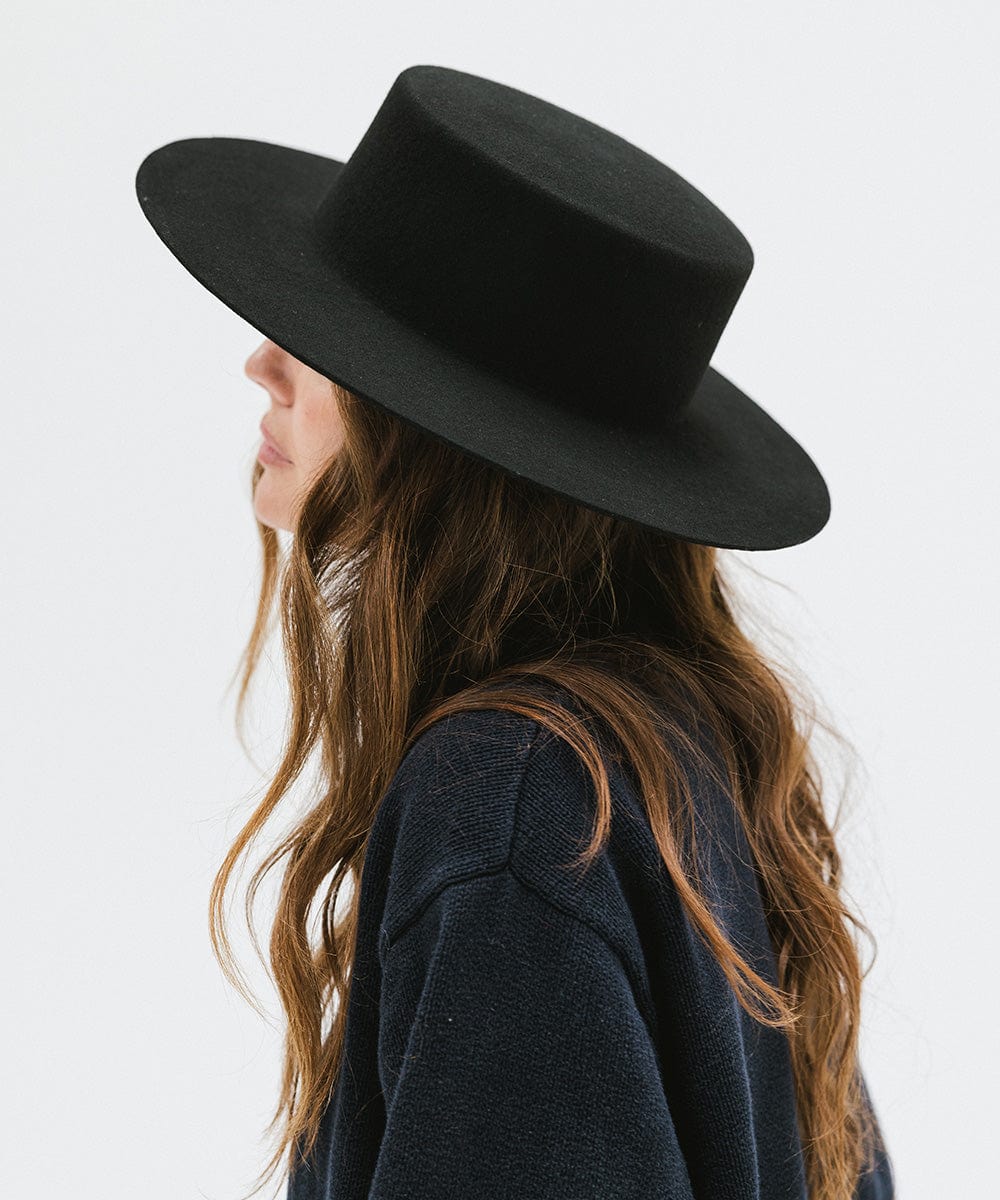 Stylish Dahlia Boater Hat for Women - Summer Straw Sun Hat with Wide Brim - Perfect for Beach, Garden Parties & Outdoor Events