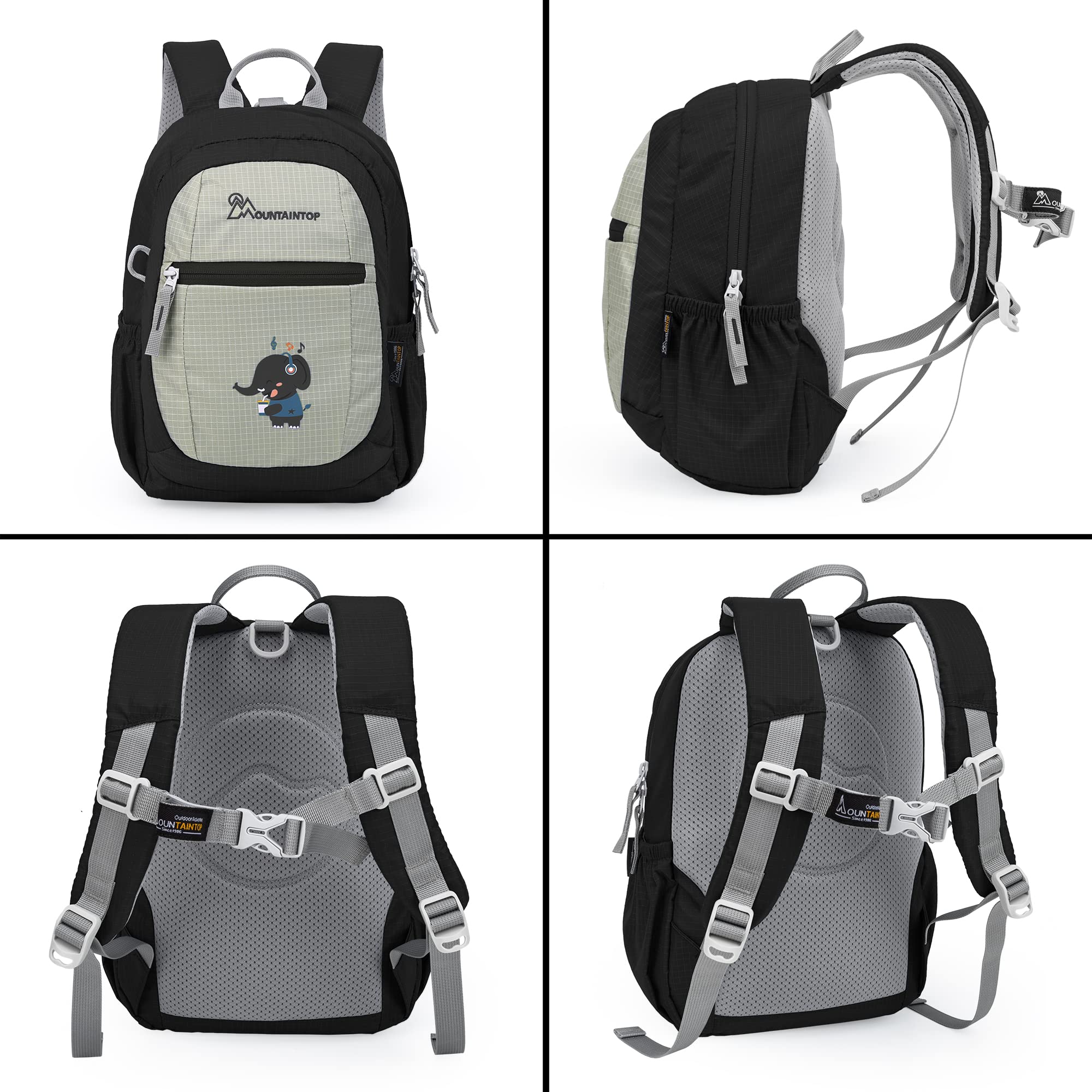 MOUNTAINTOP 5L Mini Backpack for Kids - Lightweight Travel School Backpack for Boys & Girls - Perfect for Kindergarten, Weekend Trips & Outdoor Adventures