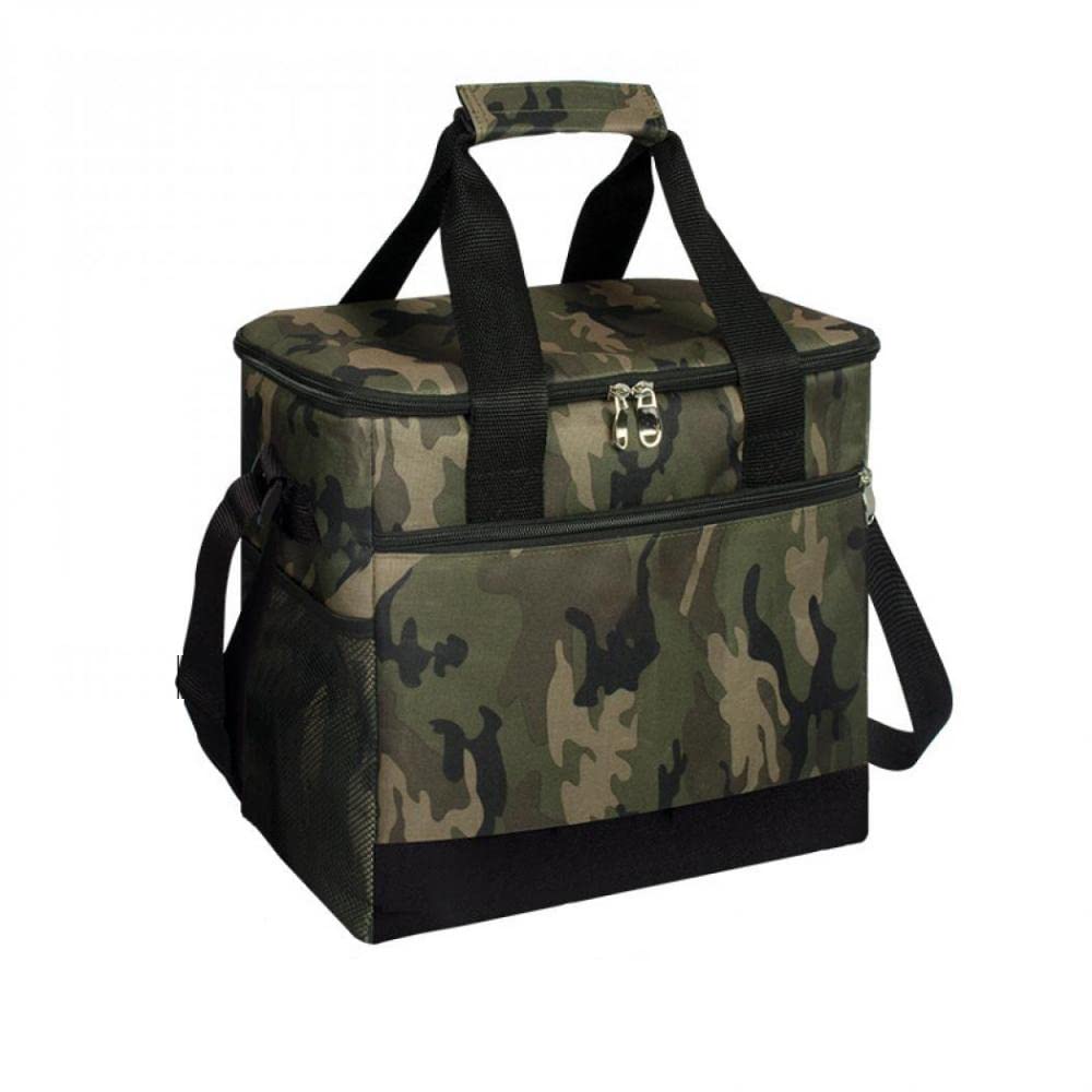 Collapsible Insulated Lunch Box - Waterproof Leak Proof Soft Cooler Bag for Lunch, Picnic, Fishing, Hiking, Camping, Park, Beach, Road Trips - Ideal for Work, School, and Outdoor Adventures