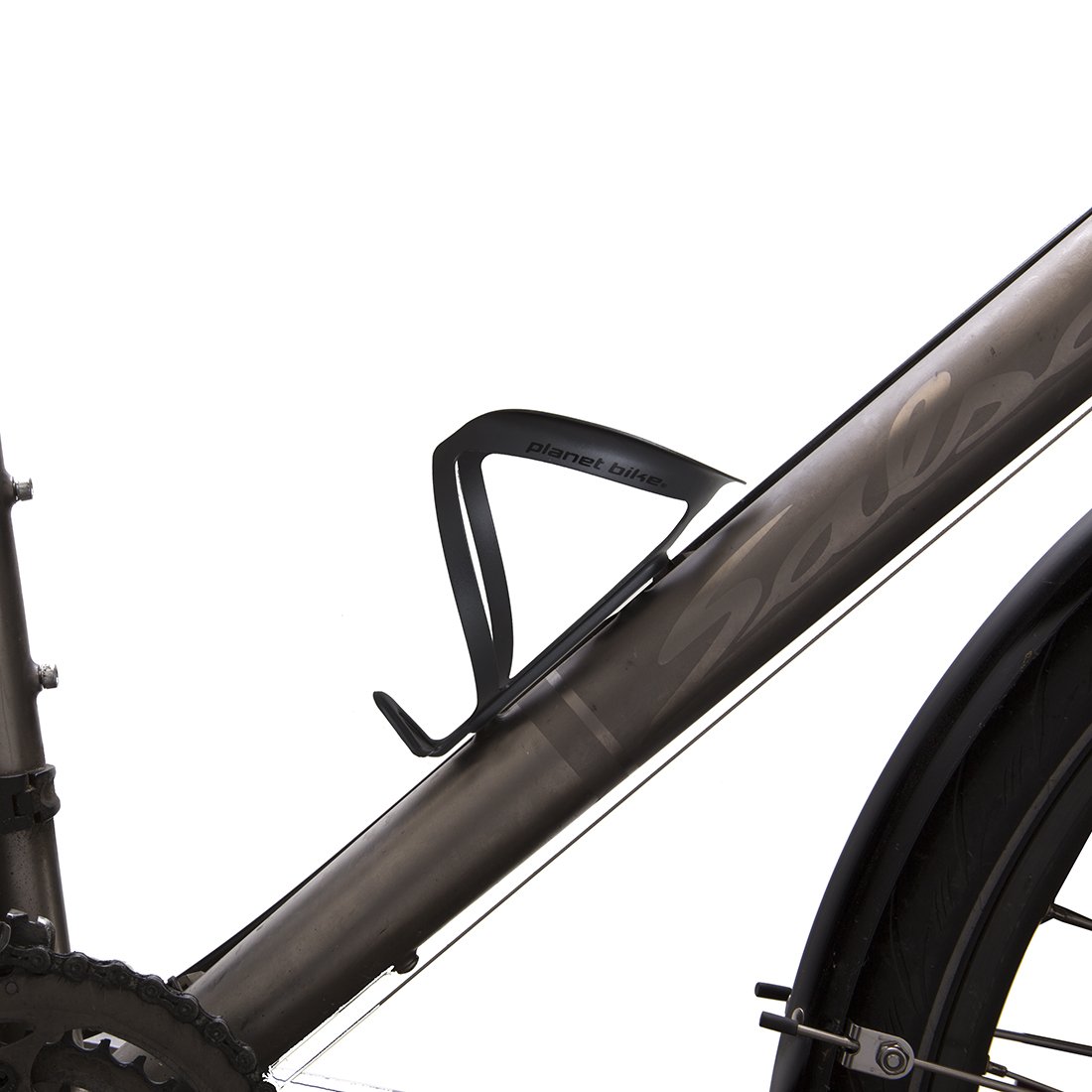 Planet Bike Air 18 Bicycle Water Bottle Cage - Lightweight & Durable Grey Bike Bottle Holder | Perfect for Road Bikes, Mountain Bikes & Commuting