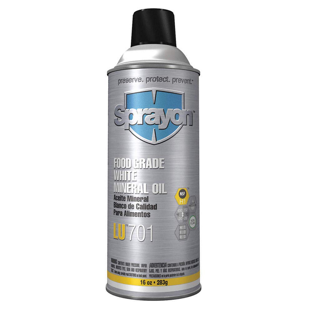 Sprayon LU701 Food Grade Machinery Lubricant Oil - 12 Pack for Commercial Kitchens, Food Processing Equipment & Industrial Machinery