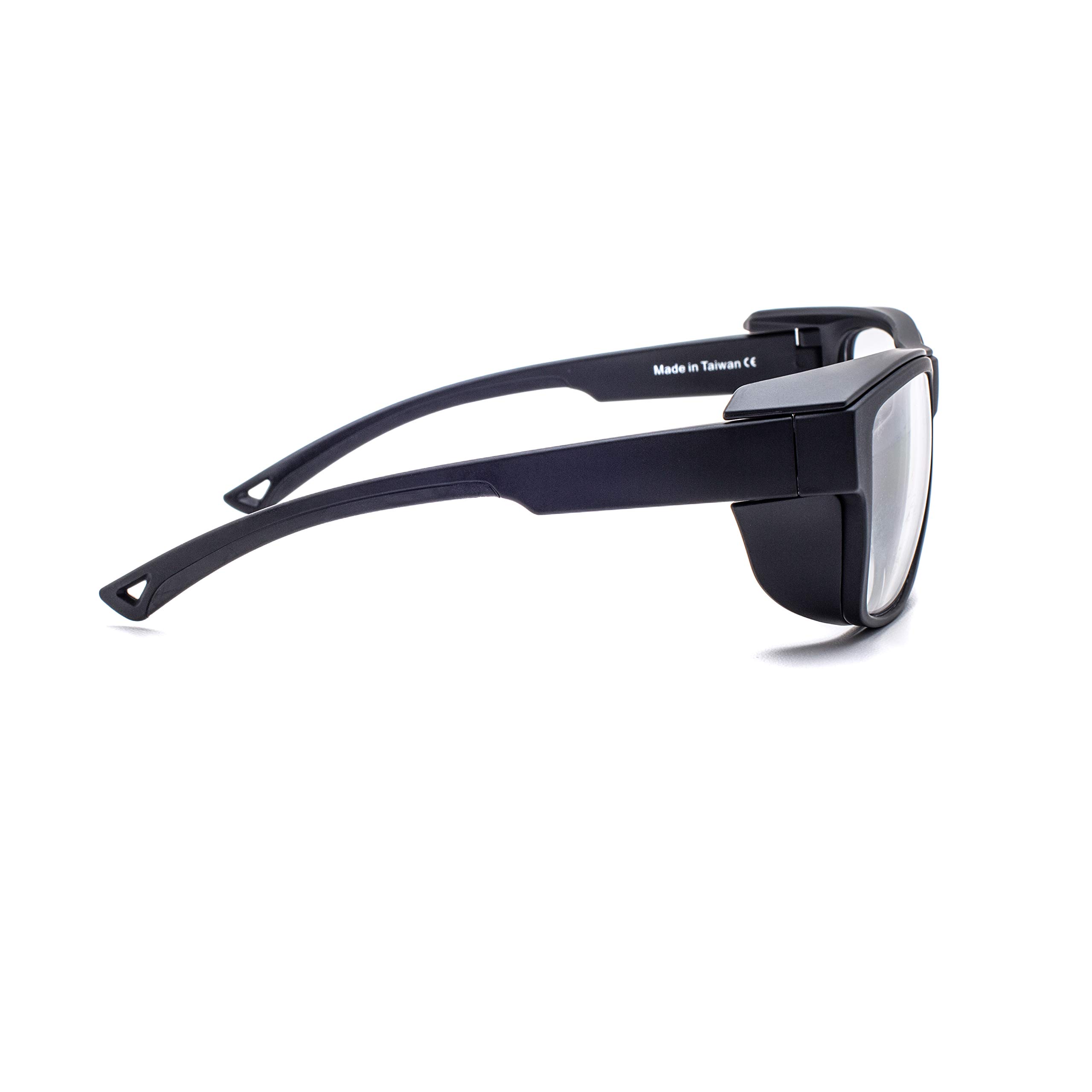PSR-500 Leaded Radiation Safety Glasses - X-Ray & Gamma Ray Protection for Medical, Dental & Industrial Use - Comfortable & Durable Safety Eyewear