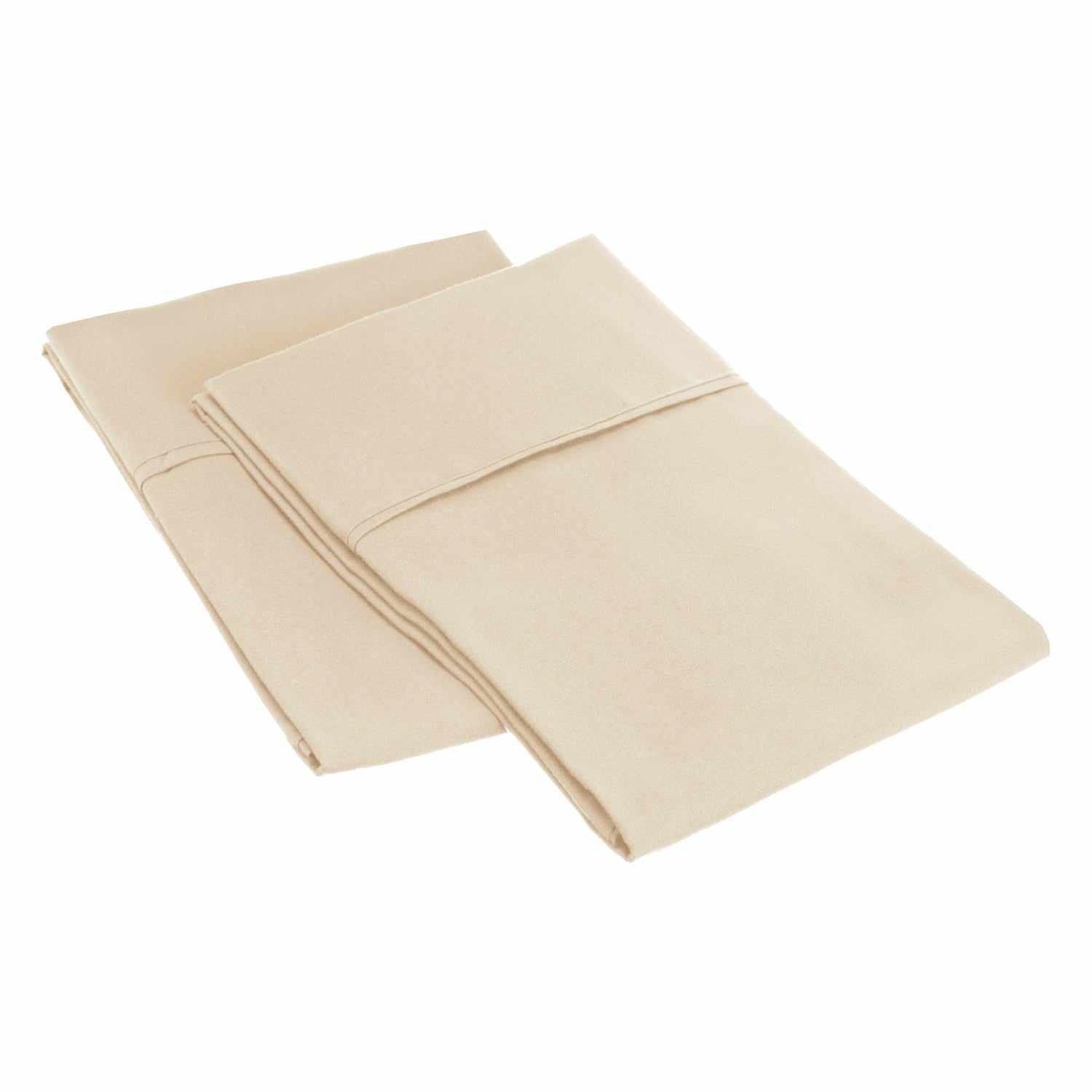 2-Piece Microfiber Wrinkle Resistant Pillowcase Set - Soft & Breathable Bedding for Side Sleepers & Hot Sleepers - Perfect for Home, Hotel, and Travel Use