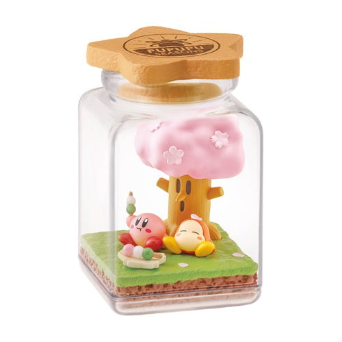 Nintendo Kirby Pupupu Seasons Terrarium - 3 Inch Collectible Toy for Home Decor, Gift & Anime Fans | Re-Ment Miniature Display