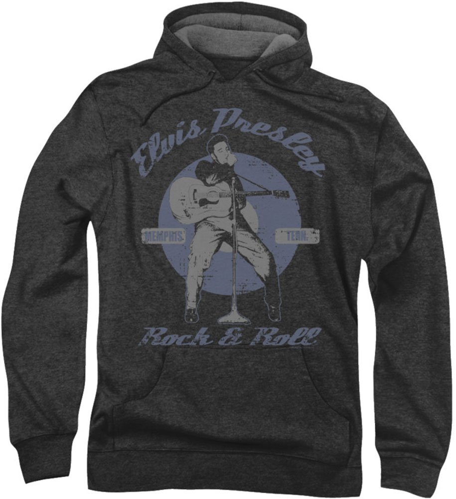 Elvis Presley Men's Rock & Roll Hoodie Sweatshirt - Vintage Music Band Merch for Concerts & Casual Wear