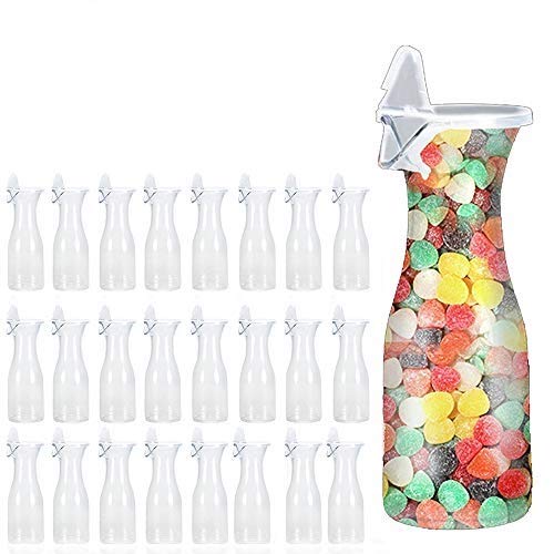 Tiger Chef 20oz Clear Acrylic Carafe with Spout & Lid - BPA-Free Wine Juice Beverage Decanter - 24 Pack for Restaurants, Catering & Home Entertaining