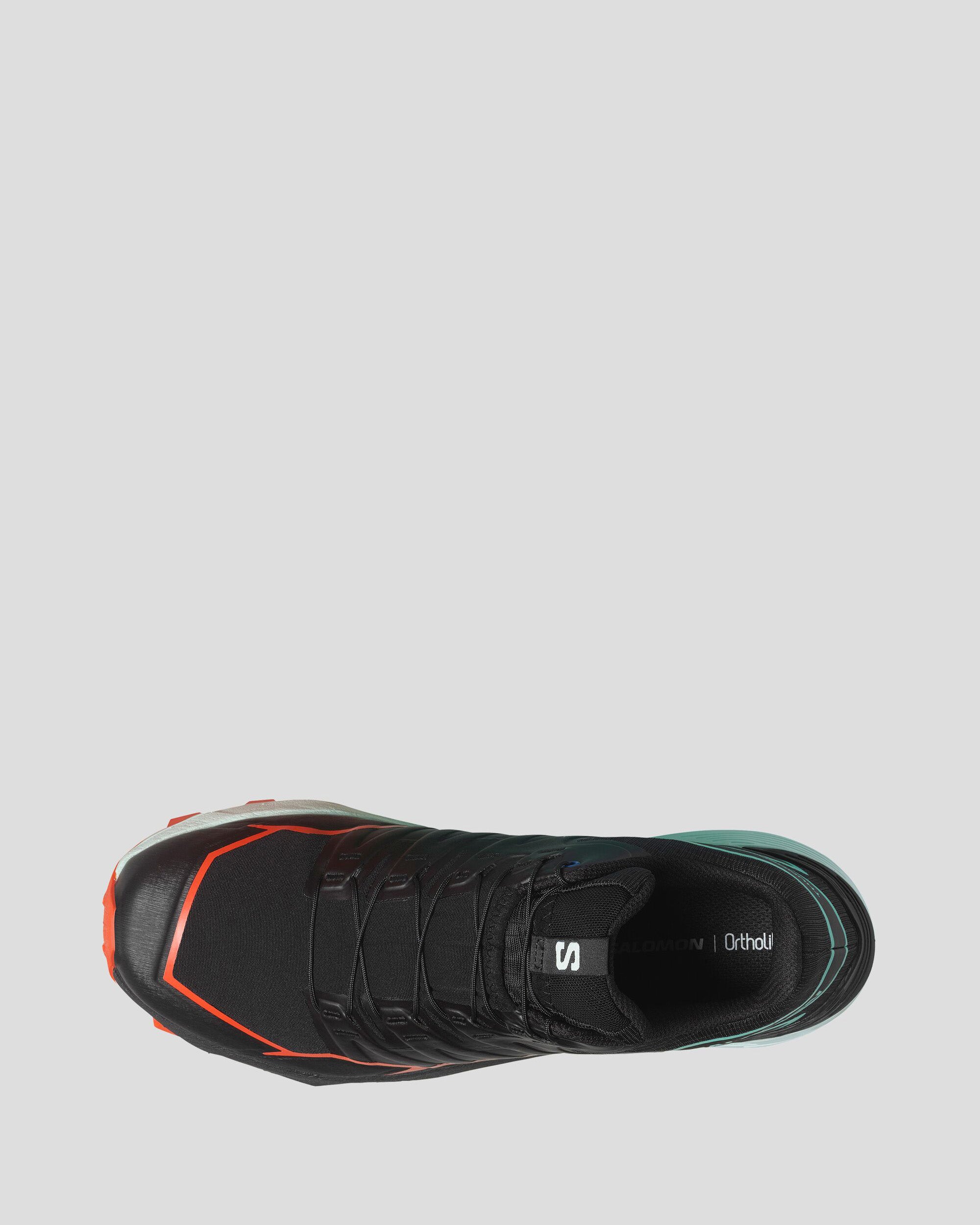 Salomon Thundercross Men's Trail Running Shoes - Black/Bay/Cherry Tomato | Lightweight & Durable for Hiking, Jogging & Outdoor Adventures