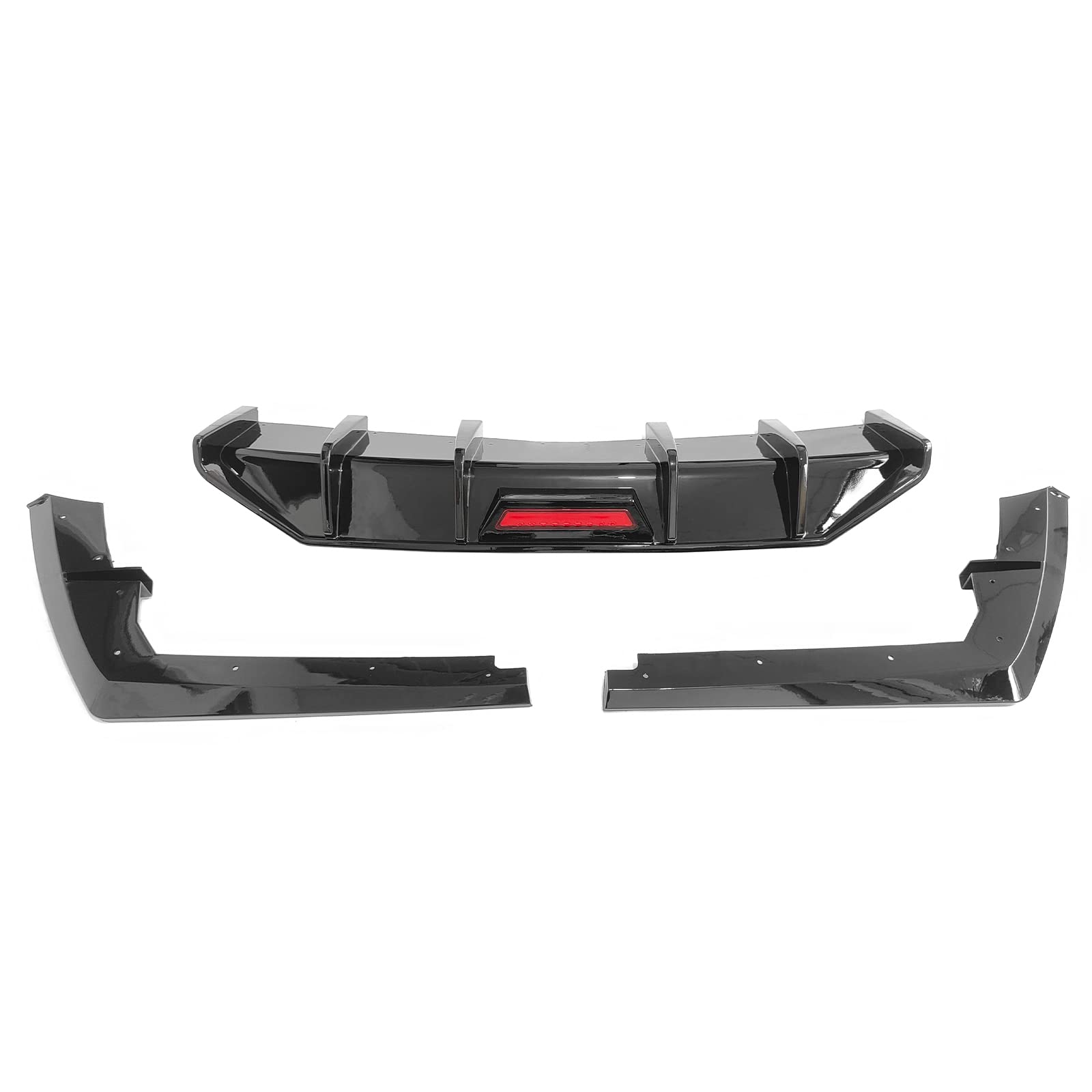 FREEMOTOR802 Gloss Black Rear Bumper Diffuser Lip for 2021-2023 Hyundai Elantra Sedan (4-Door) | IKON Style Body Kit Replacement | Enhances Sporty Look & Aerodynamics for Street Racing & Car Shows