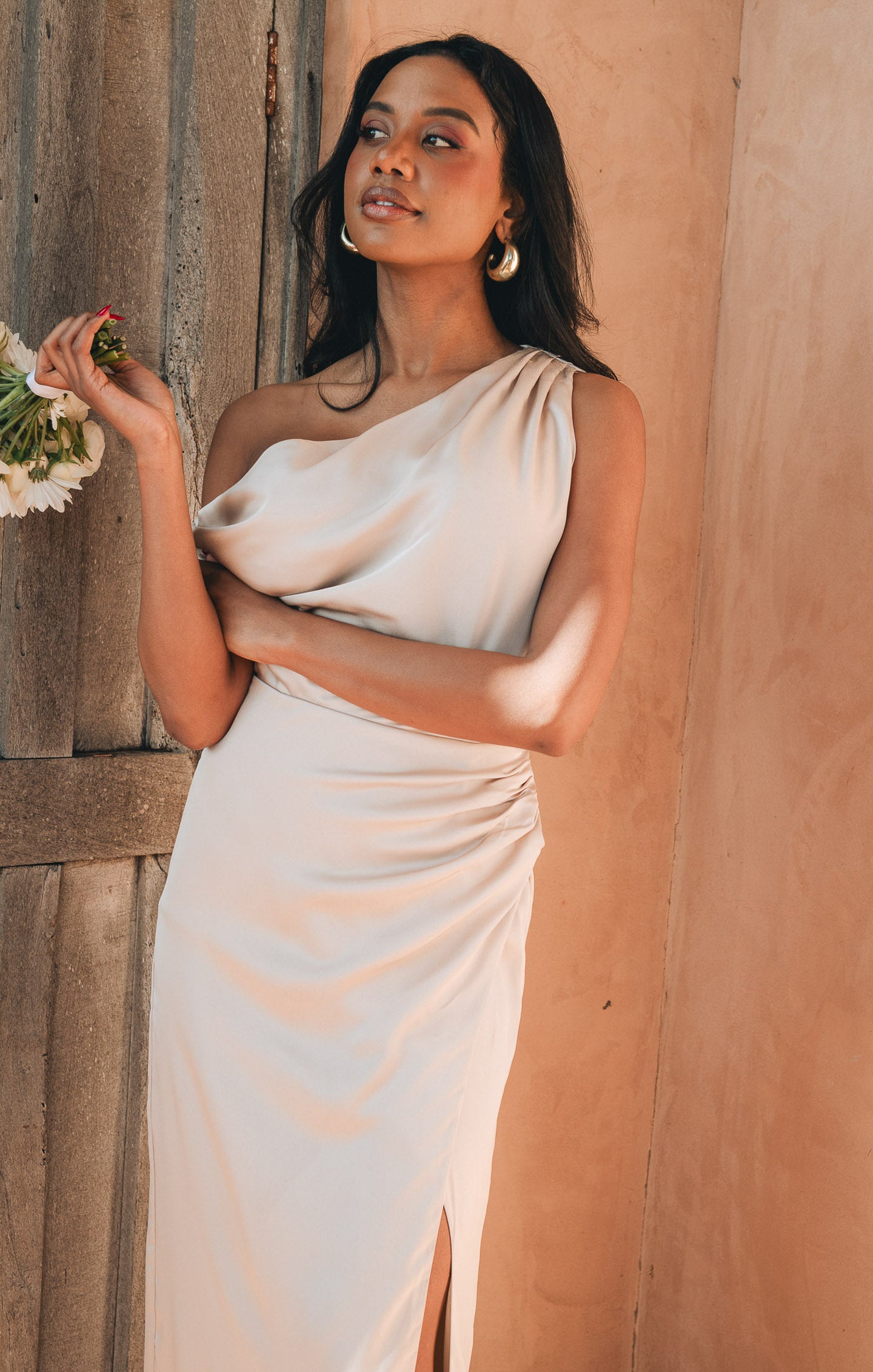 Jodie Dress - Elegant Luxe Satin Formal Gown for Weddings, Parties & Special Occasions | Show Me The Ring Collection