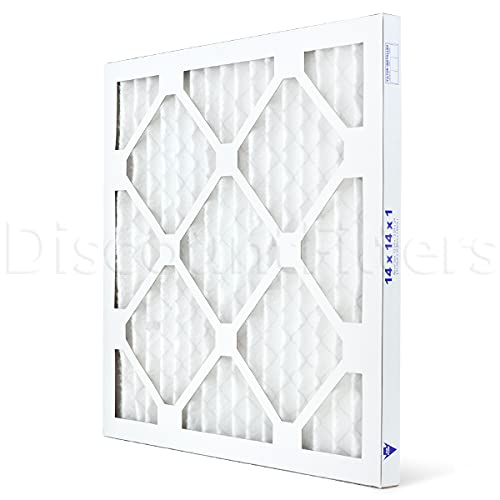 AIRX FILTERS WICKED CLEAN AIR 14x14x1 MERV 13 Pleated Air Filter - Made in USA - Box of 6 - Perfect for Home, Office & HVAC Systems - Improves Indoor Air Quality & Reduces Allergens
