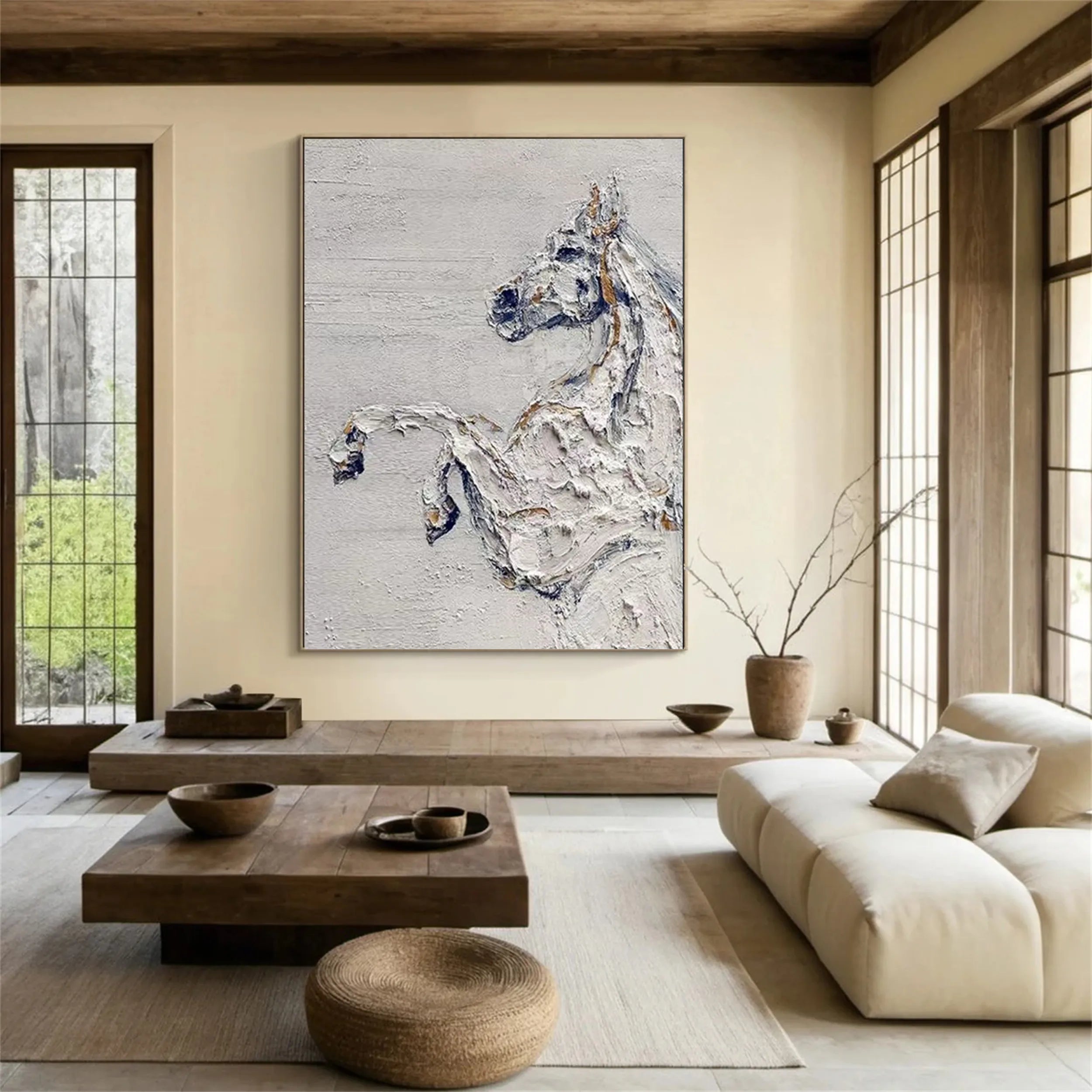 Animal Art Painting #AP042 - Handmade Wildlife Canvas Art for Home & Office Decor | Perfect for Living Room, Bedroom, and Gift Giving