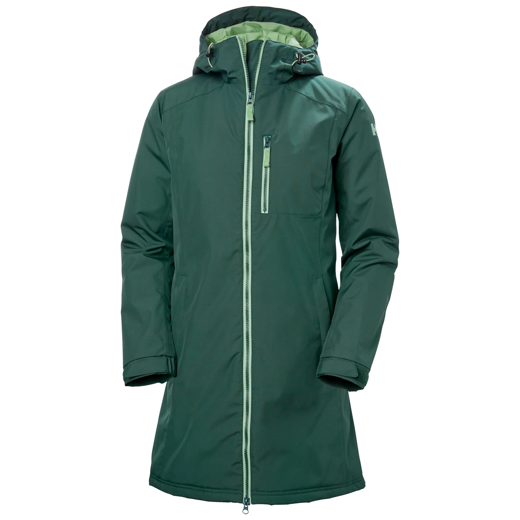 Helly-Hansen 62395 Women's Long Belfast Winter Jacket - Waterproof Insulated Coat for Cold Weather, Hiking & Outdoor Activities