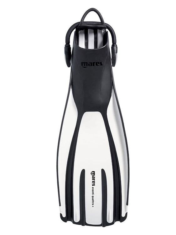 Mares Avanti Quattro Plus Scuba Diving Fins - Professional Open Heel Swim Fins for Snorkeling, Freediving & Scuba - Perfect for Ocean Adventures & Water Sports
