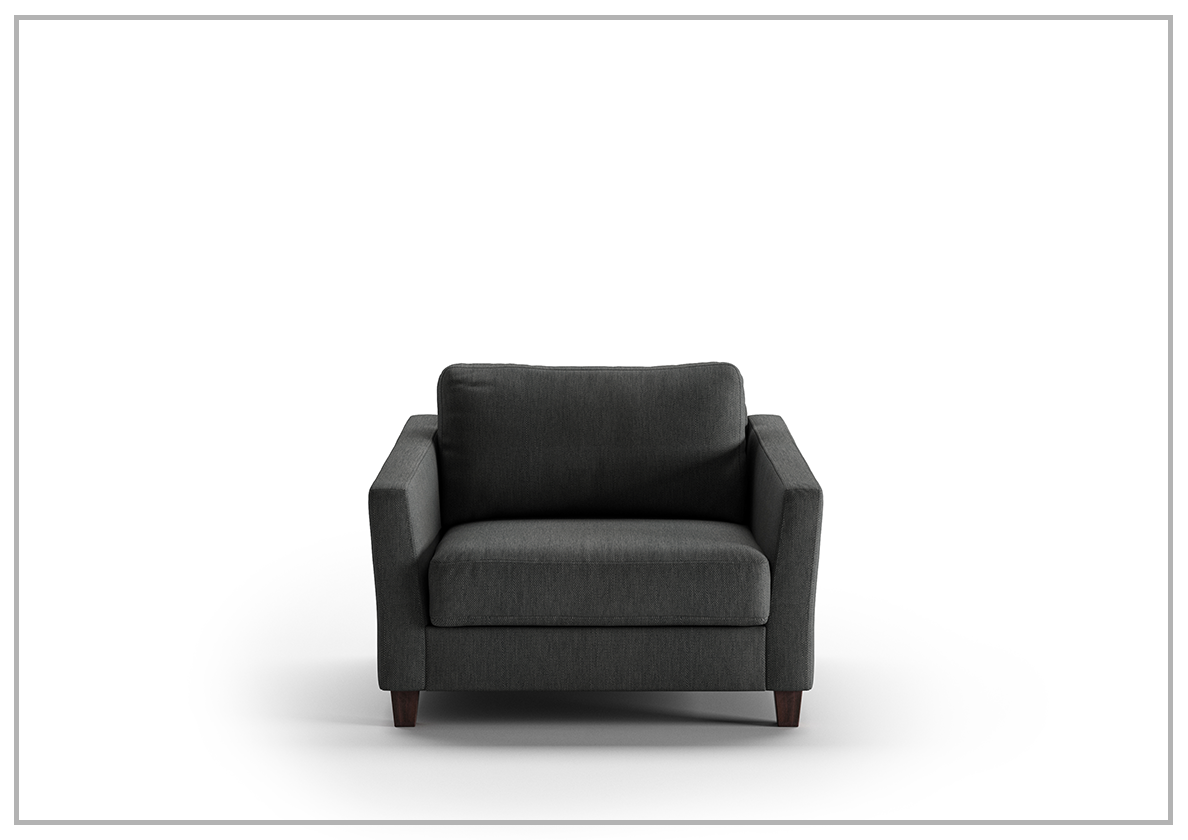Custom Luonto Monika Fabric Sleeper Sofa - Handmade to Order | Convertible Couch Bed for Small Spaces & Guest Rooms | Perfect for Apartments, Dorms & Home Offices
