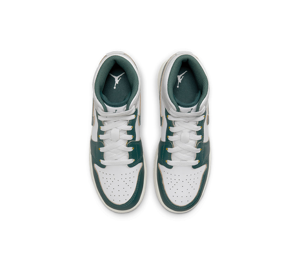 Air Jordan 1 Mid SE (GS) Basketball Shoes for Kids - Retro Style Sneakers for School, Sports & Casual Wear