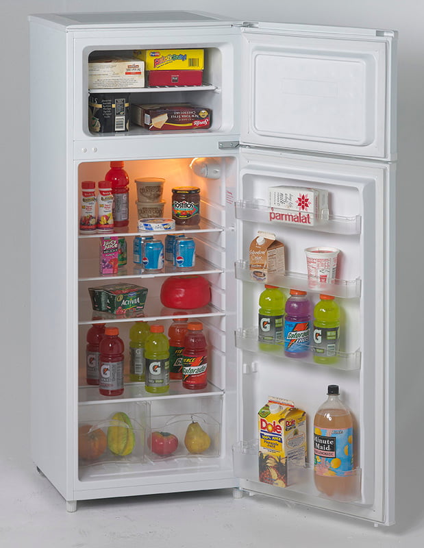 Avanti RA7306WT 7.4 Cu Ft Compact Refrigerator with Freezer - Energy Efficient Apartment Fridge, White - Perfect for Dorms, Small Kitchens & Office Spaces