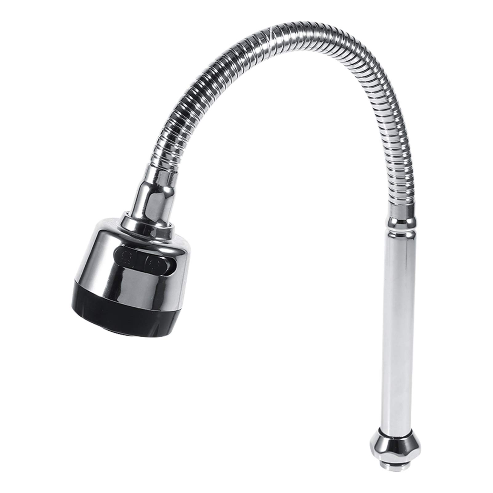Universal Faucet Spout Replacement with Hose Threads, Kitchen Sink Sprayer Swivel Spout, Durable Tap Pipe Fittings for Single & Double Bowl Sinks - Perfect for Home & Commercial Kitchens