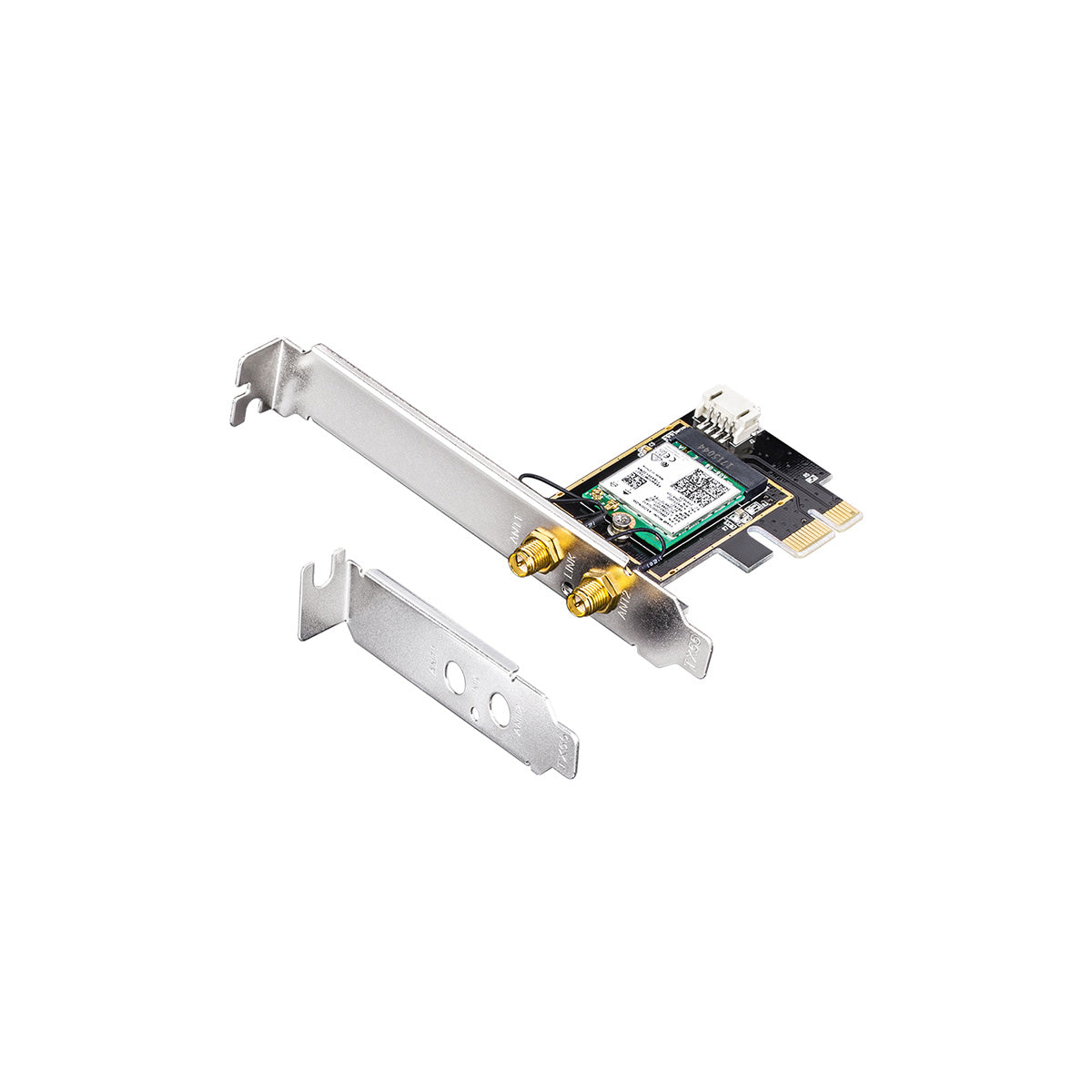Cudy WE3000 AX5400 Tri-Band WiFi 6 PCIe Adapter with Bluetooth 5.2 - High-Speed Wireless Network Card for Gaming, Streaming & Home Office