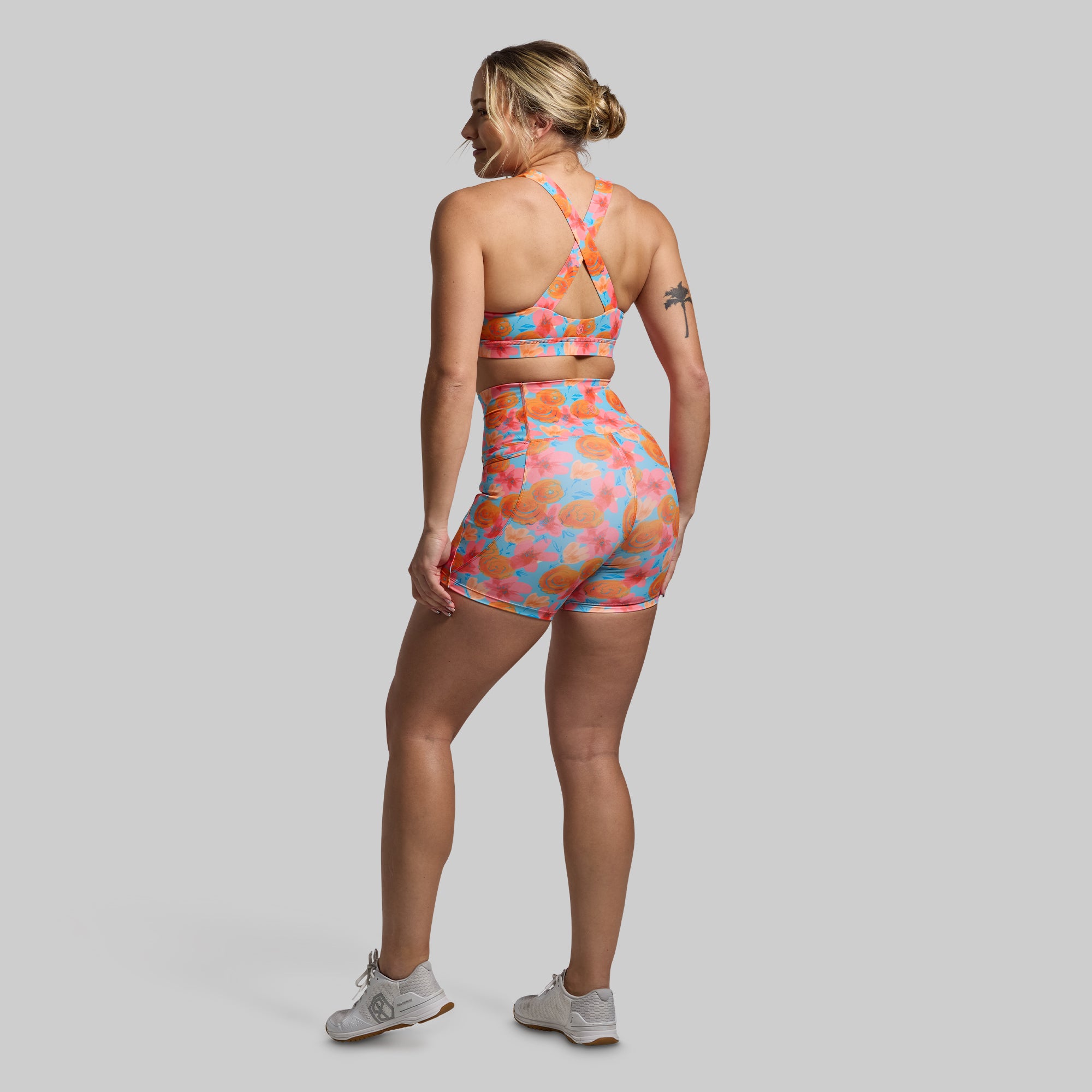 Vintage Rose Print Eccentric Short Set - Women's Casual Summer Outfit for Beach, Vacation & Street Style