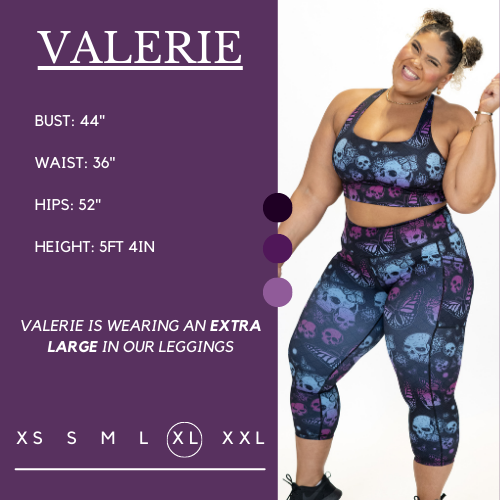 Pretty Deadly Leggings - High Waisted Yoga Pants for Women | Vibrant Printed Workout Leggings | Perfect for Gym, Running & Lounge Wear