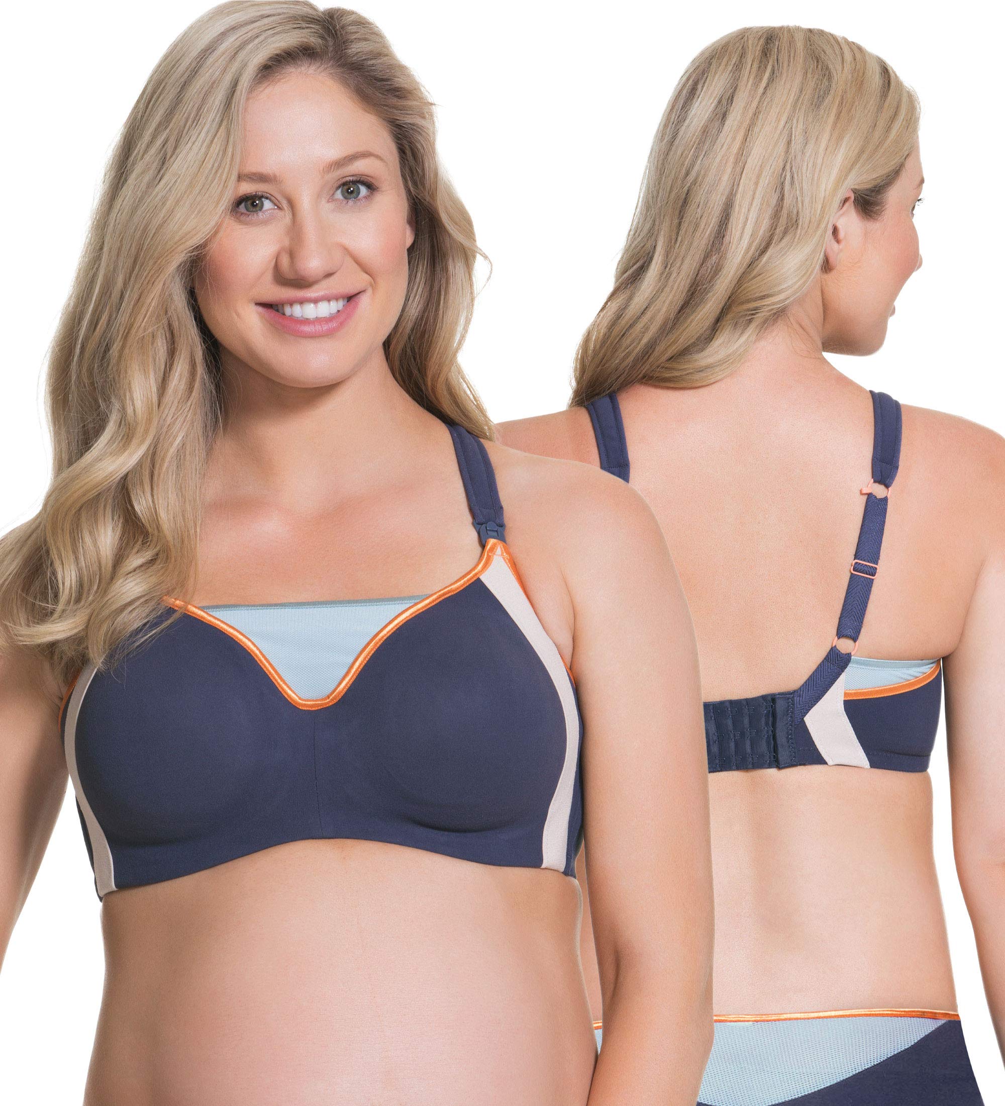 Cake Maternity Zest Nursing Sports Bra - Comfortable Breastfeeding & Workout Bra for Active Moms - Perfect for Yoga, Gym & Nursing