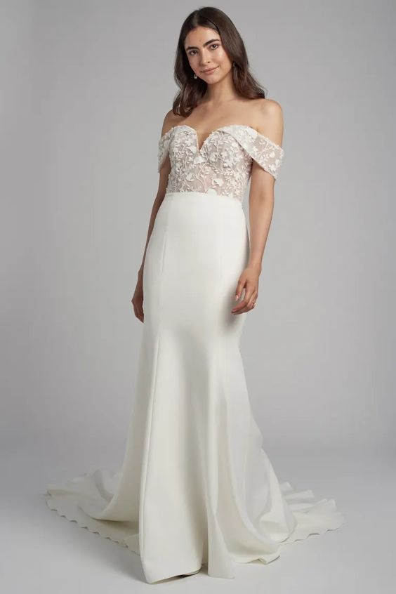 Jenny Yoo Angelica Gown - Elegant Wedding Dress for Brides | Perfect for Church Ceremonies & Formal Events