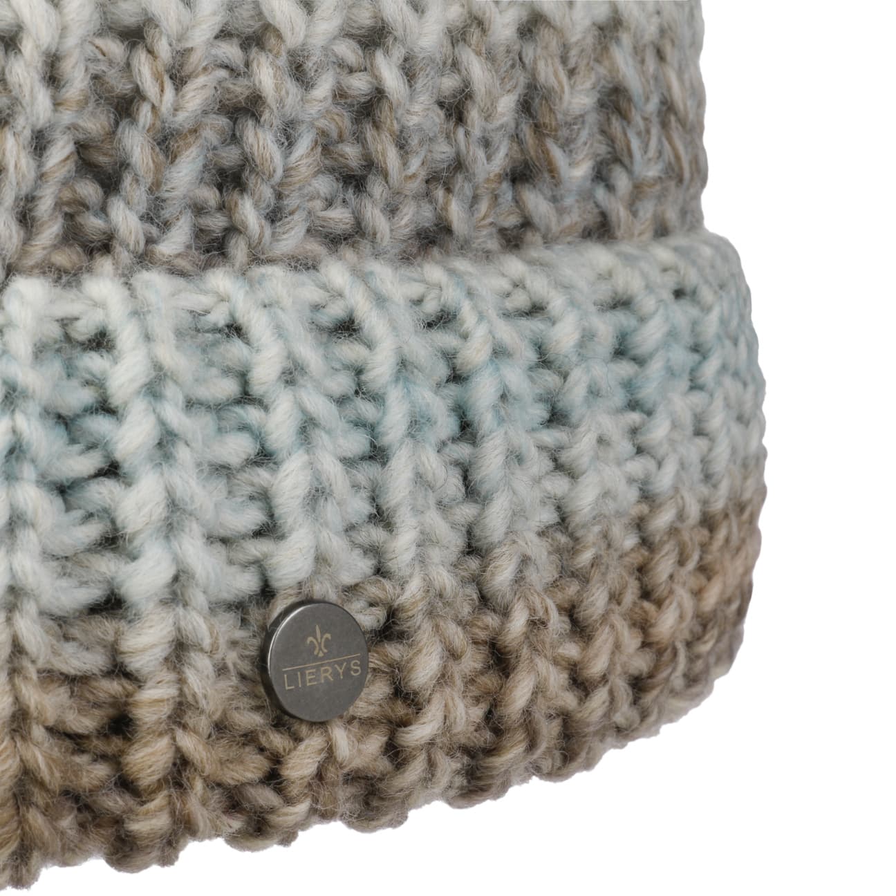 Lierys Finja Bobble Hat - Warm Winter Knit Beanie for Women & Men - Perfect for Skiing, Snowboarding & Outdoor Activities