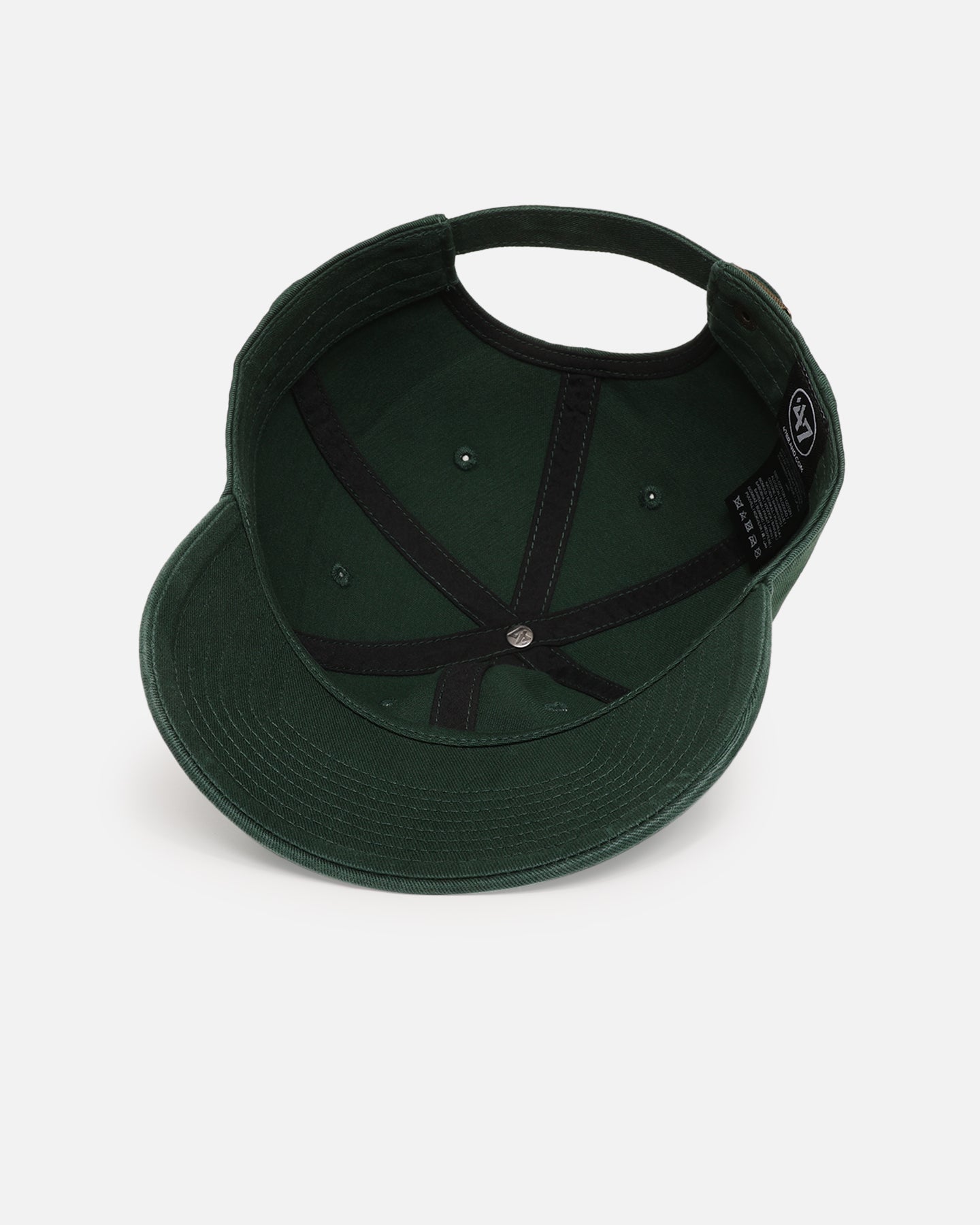 47 Brand Beagle 'Dog Collection' 47 Clean Up Strapback Dark Green Hat - Adjustable Snapback Cap for Dog Lovers, Outdoor & Casual Wear