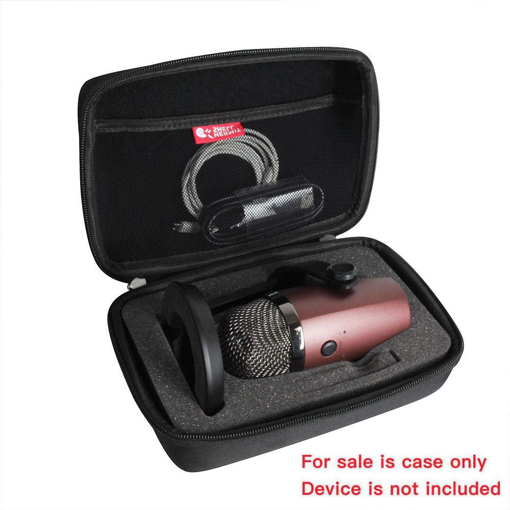 Blue Yeti Nano Premium USB Microphone Hard Travel Case by Hermitshell - Durable Protection for Recording, Podcasting & Streaming - Perfect for Travel, Studio & Home Use