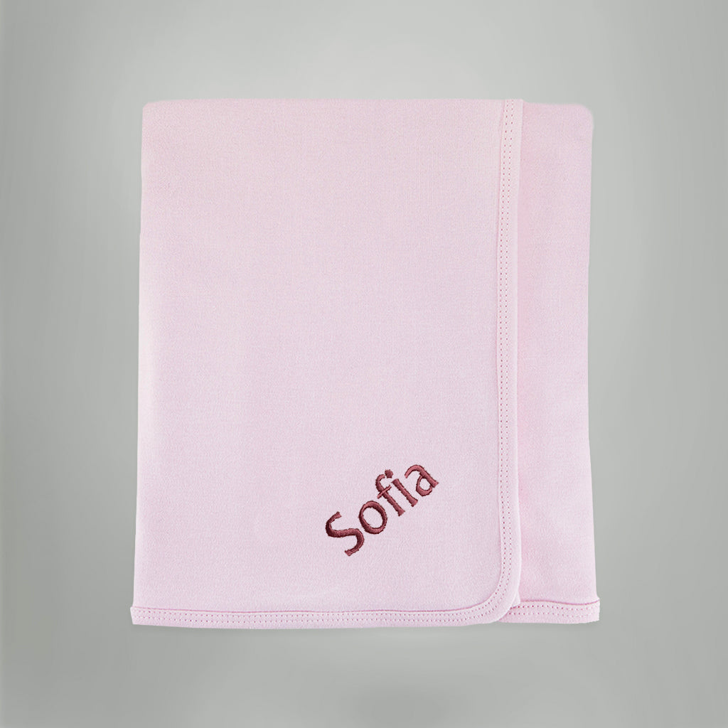 Personalized Pink Snuggle Wrap - Soft & Cozy Blanket for Women, Gifts, Home & Travel - Perfect for Relaxing, Lounging & Cuddling