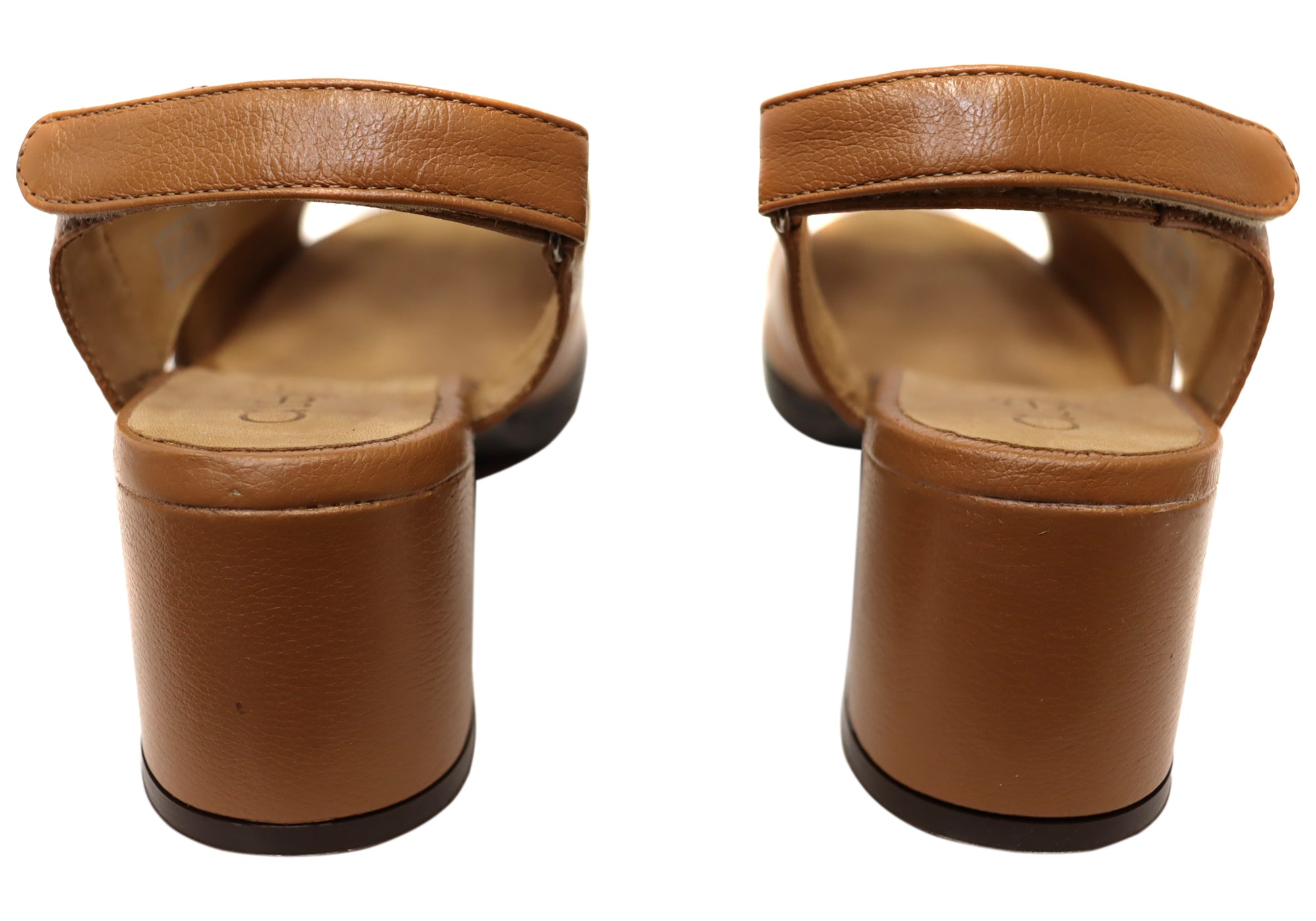 Opananken Raquel Women's Comfortable Leather Mid Heel Sandals - Stylish & Supportive for Work, Party & Summer Outings