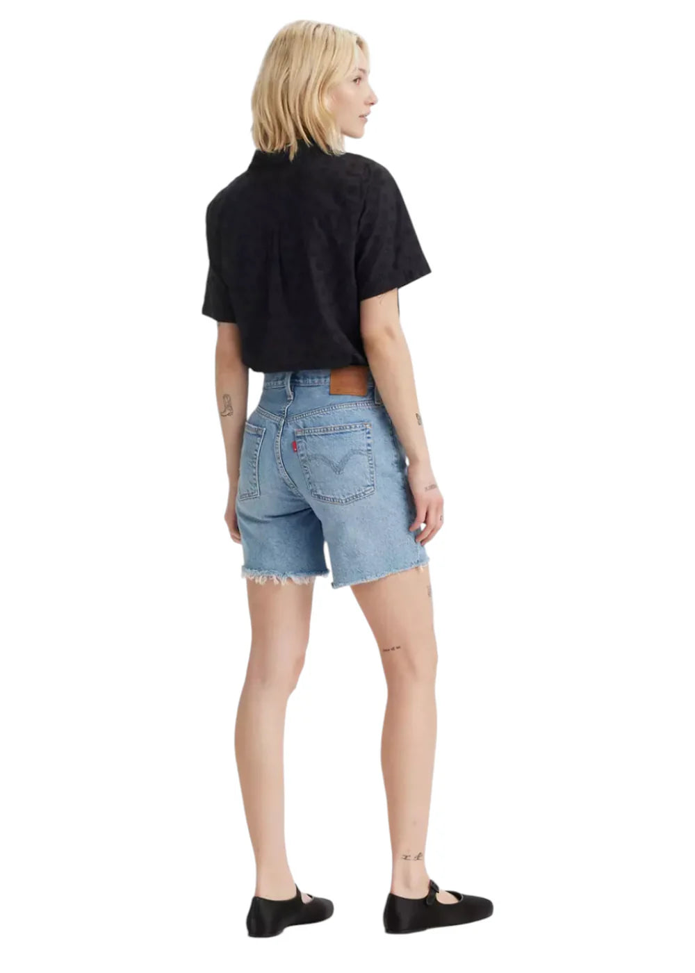 Levi's Women's Mid Thigh Fun Flare Jeans - Vintage Inspired High Waisted Denim Pants for Casual Wear & Night Out