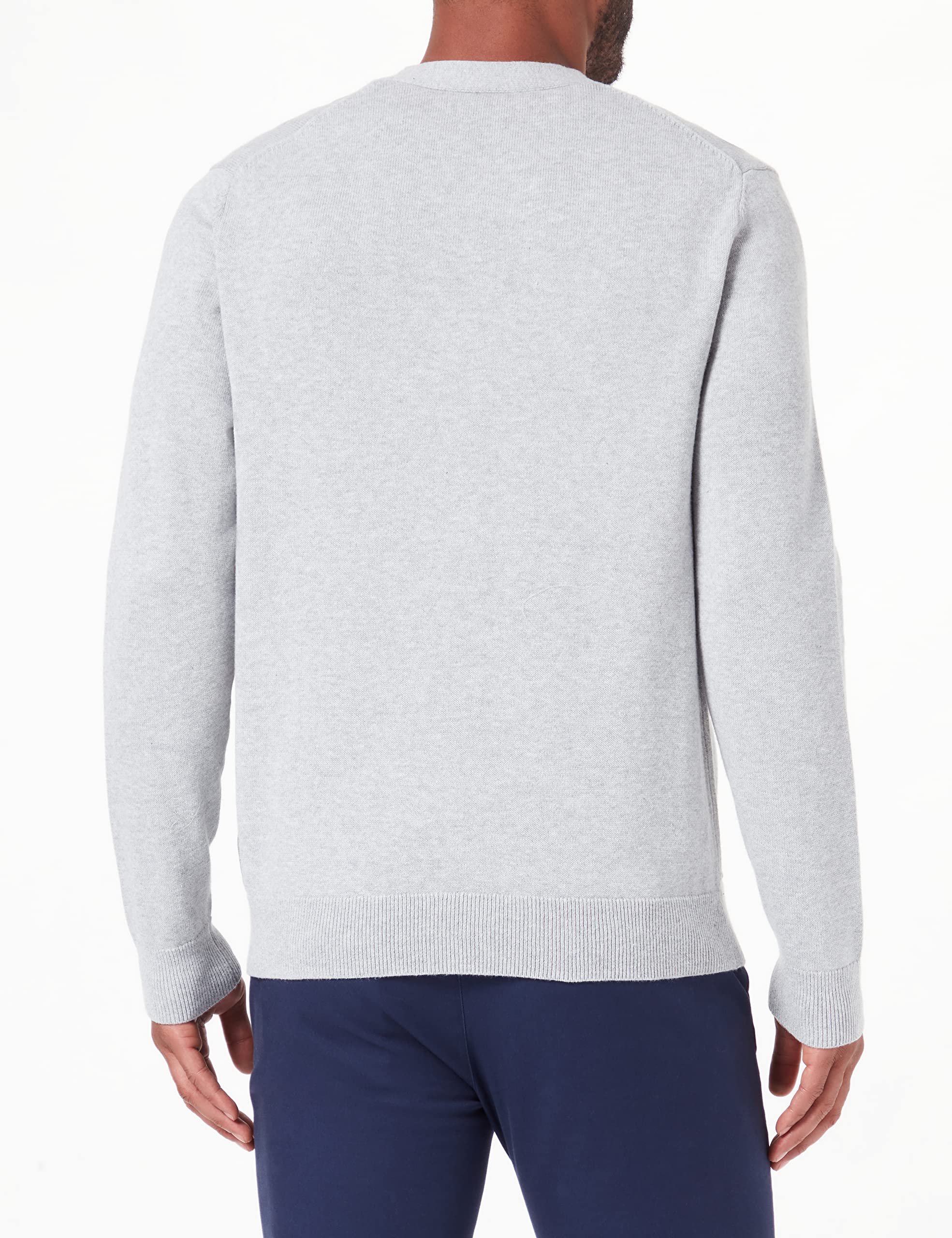 Amazon Essentials Men's Cotton Cardigan Sweater - Soft Casual Knit Pullover for Fall & Winter - Perfect for Office, Lounge & Outdoor Activities