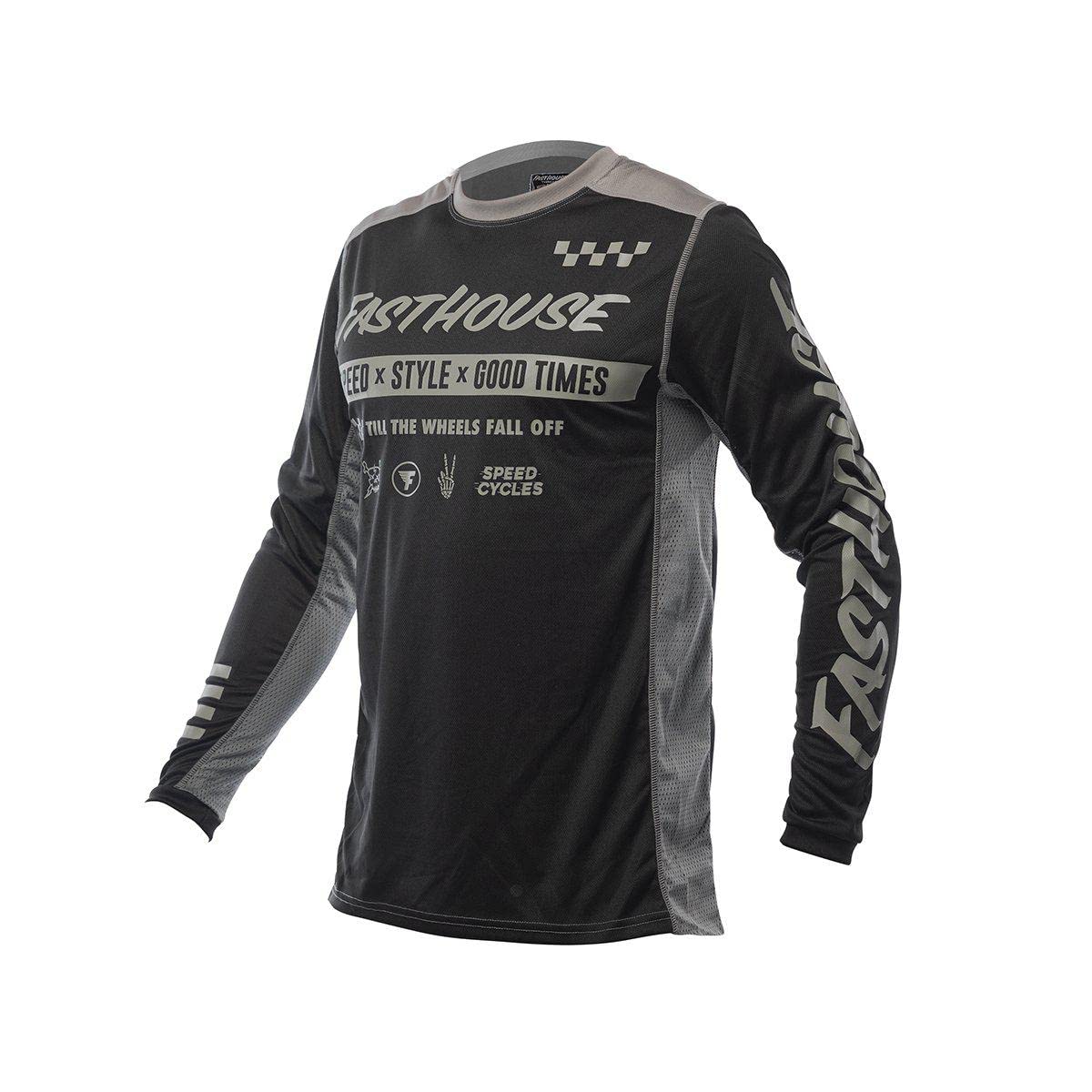 Fasthouse Youth Grindhouse Domingo Jersey - Kids Motocross Racing Shirt for Boys & Girls - Perfect for Dirt Bike, MX, Off-Road Riding & Motocross Events