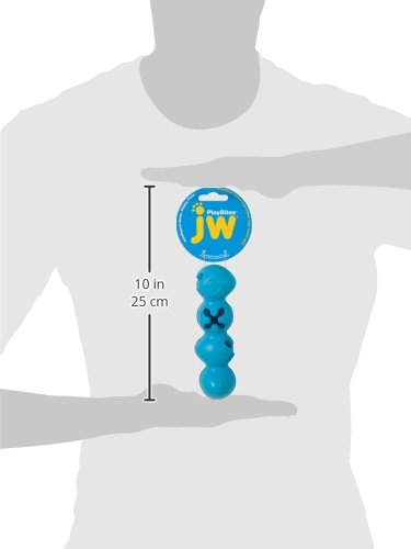 JW Playbites Caterpillar Treat Dispenser Toy - Interactive Dog Puzzle Feeder for Mental Stimulation & Slow Eating - Perfect for Small to Medium Dogs During Training, Playtime or Mealtime