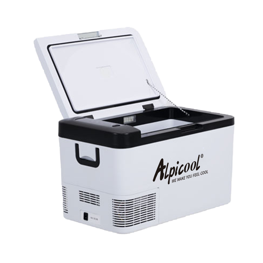 Alpicool K25 12V Portable Car Refrigerator Freezer - Compact Mini Fridge for Road Trips, Camping & Tailgating - 25L Car Cooler with DC/AC Power & Digital Display