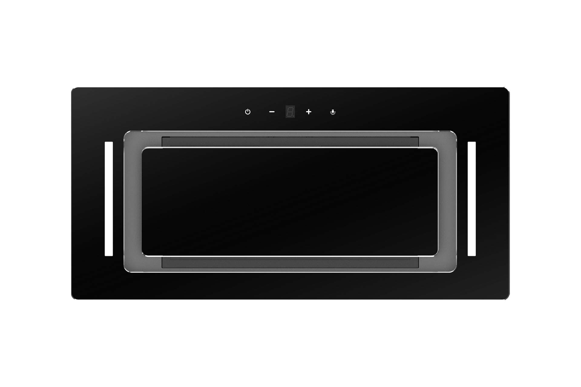 Schweigen 60cm Black Glass Undermount Range Hood BGUM6B - Premium Kitchen Ventilation for Modern Homes & Open-Concept Cooking Spaces