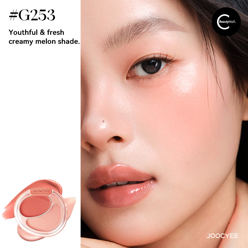 Joocyee Duo Blush & Highlighter Cream - Natural Glow Cheek & Face Luminizer for Day & Night Makeup | Perfect for Everyday Wear, Date Night & Special Occasions