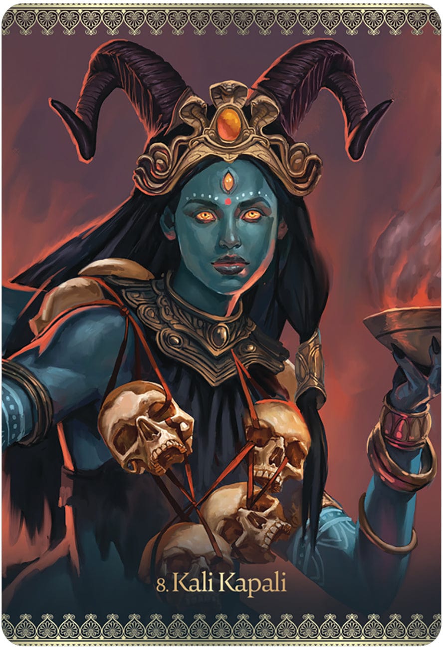Kali Oracle - Premium Oracle Deck for Spiritual Guidance, Divination & Self-Discovery | Perfect for Tarot Readings, Meditation & Personal Growth (78 Cards with Guidebook)