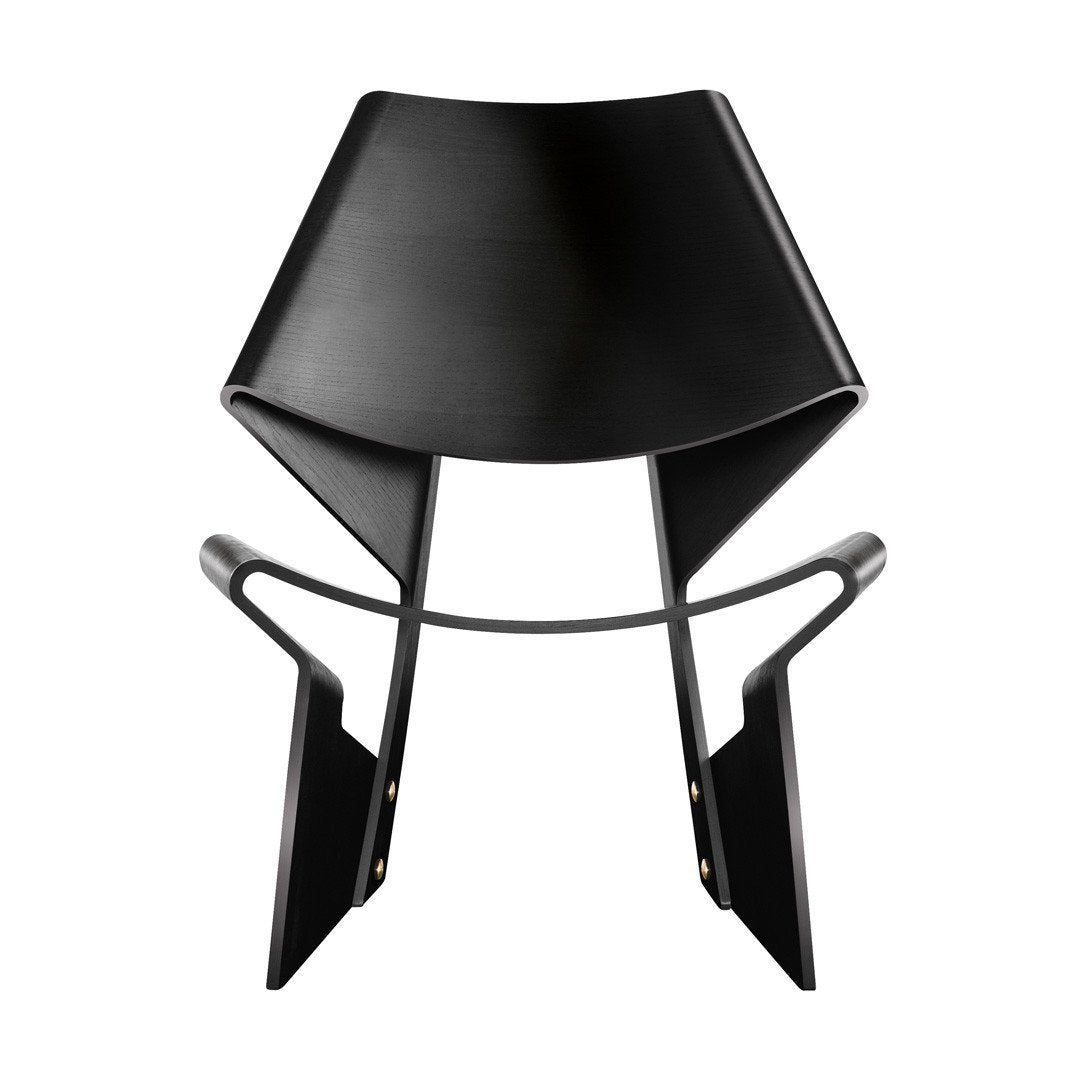 Lange Production Grete Jalk GJ Chair - Mid Century Modern Teak Wood Dining Chair for Home & Office - Perfect for Dining Rooms, Living Rooms & Workspaces
